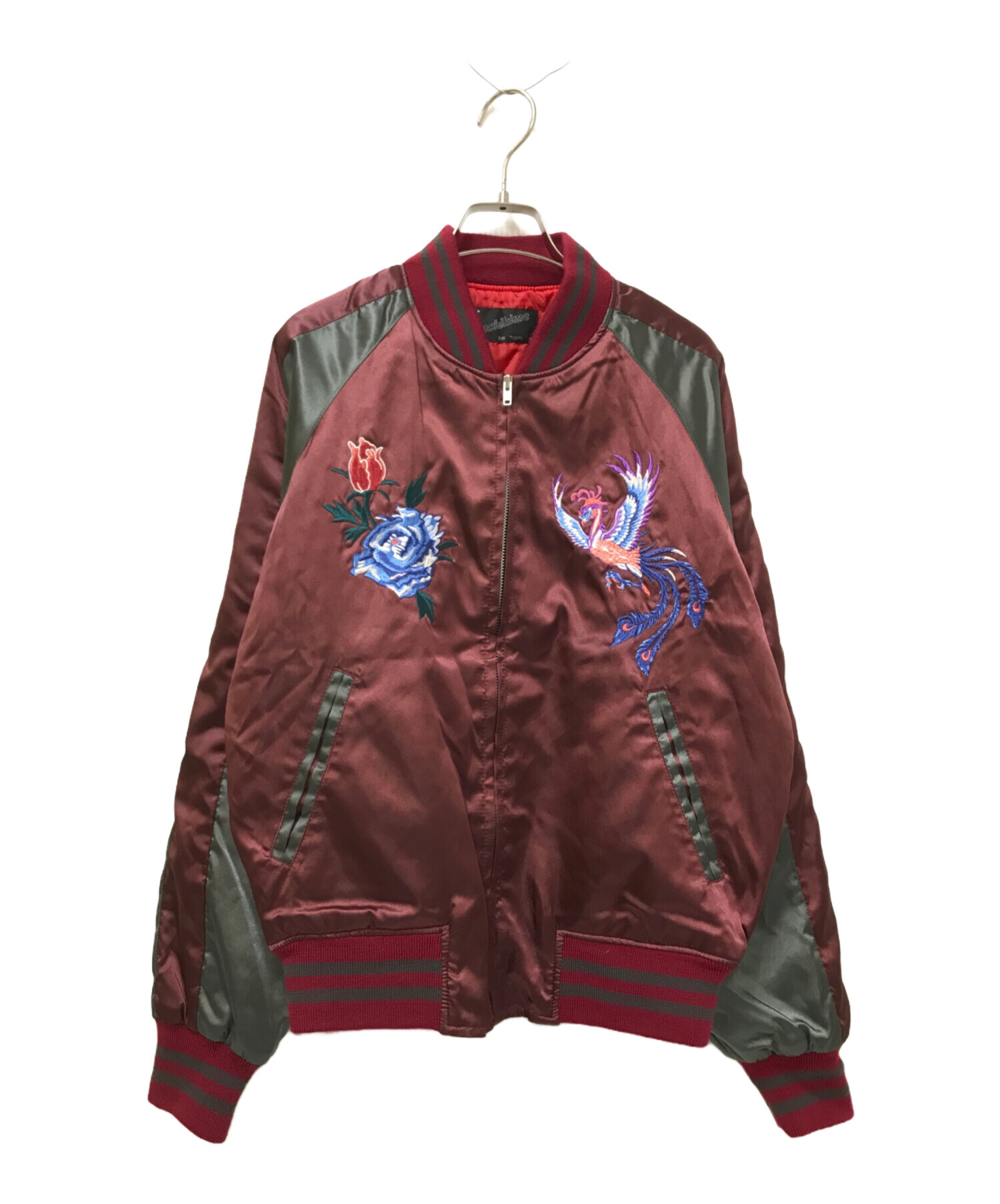 中古・古着通販】hoshihime (ホシヒメ) 刺繍スカジャン ボルドー