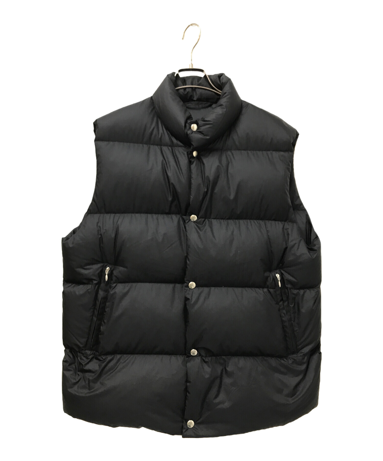 中古・古着通販】COMOLI (コモリ) ダウンベスト ブラック サイズ:3