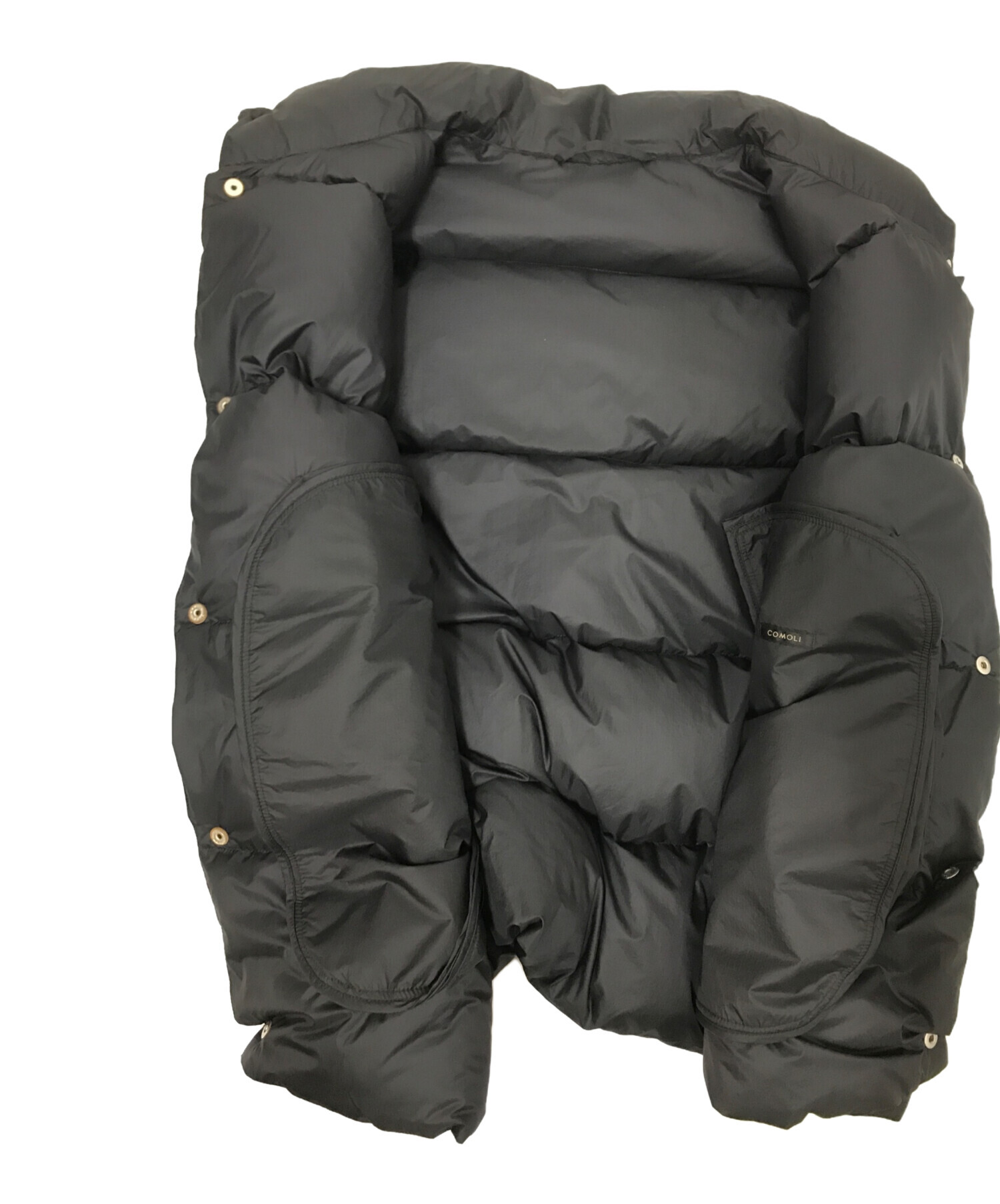 中古・古着通販】COMOLI (コモリ) ダウンベスト ブラック サイズ:3