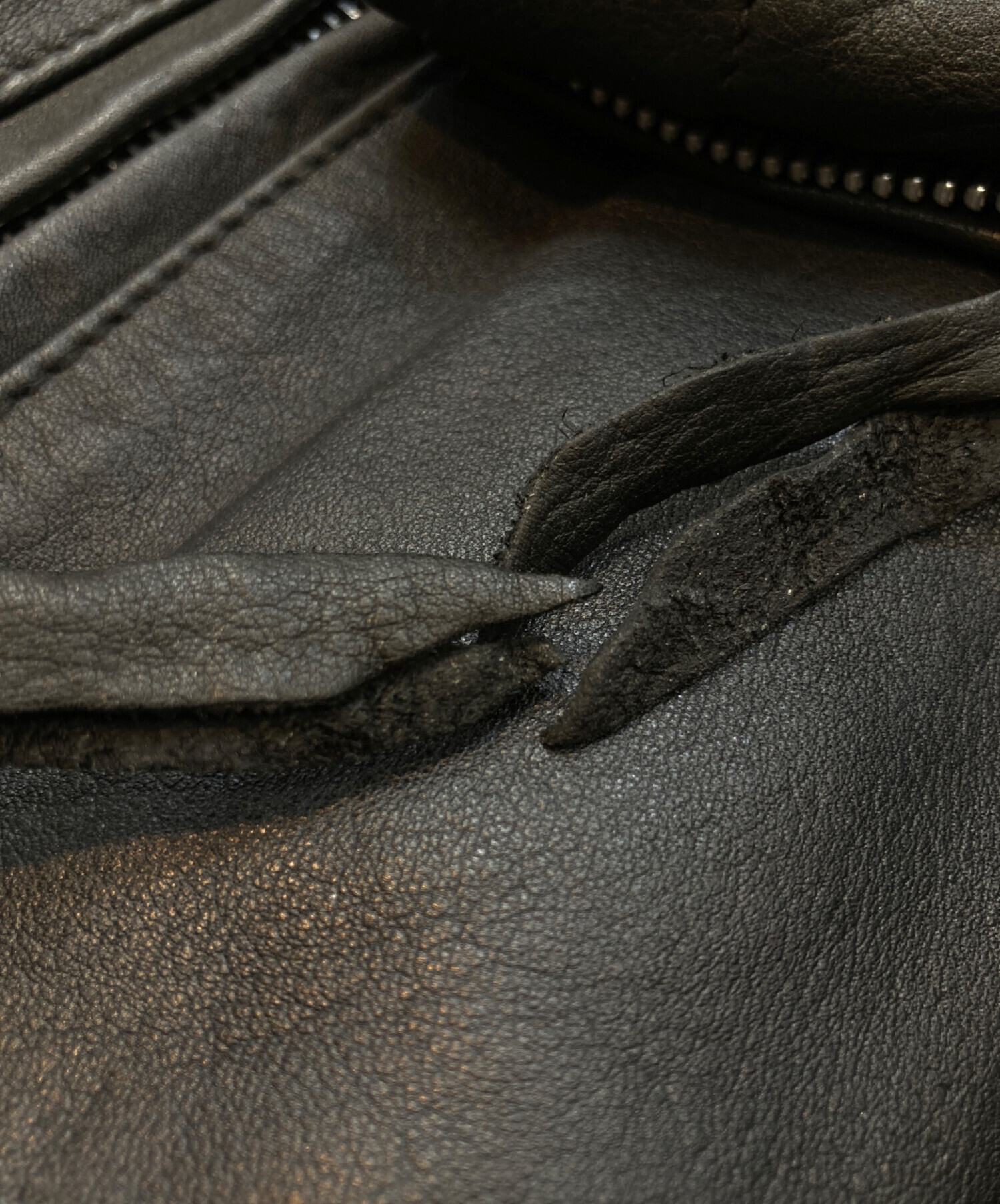 中古・古着通販】Schott (ショット) Classic Racer Jacket ブラック