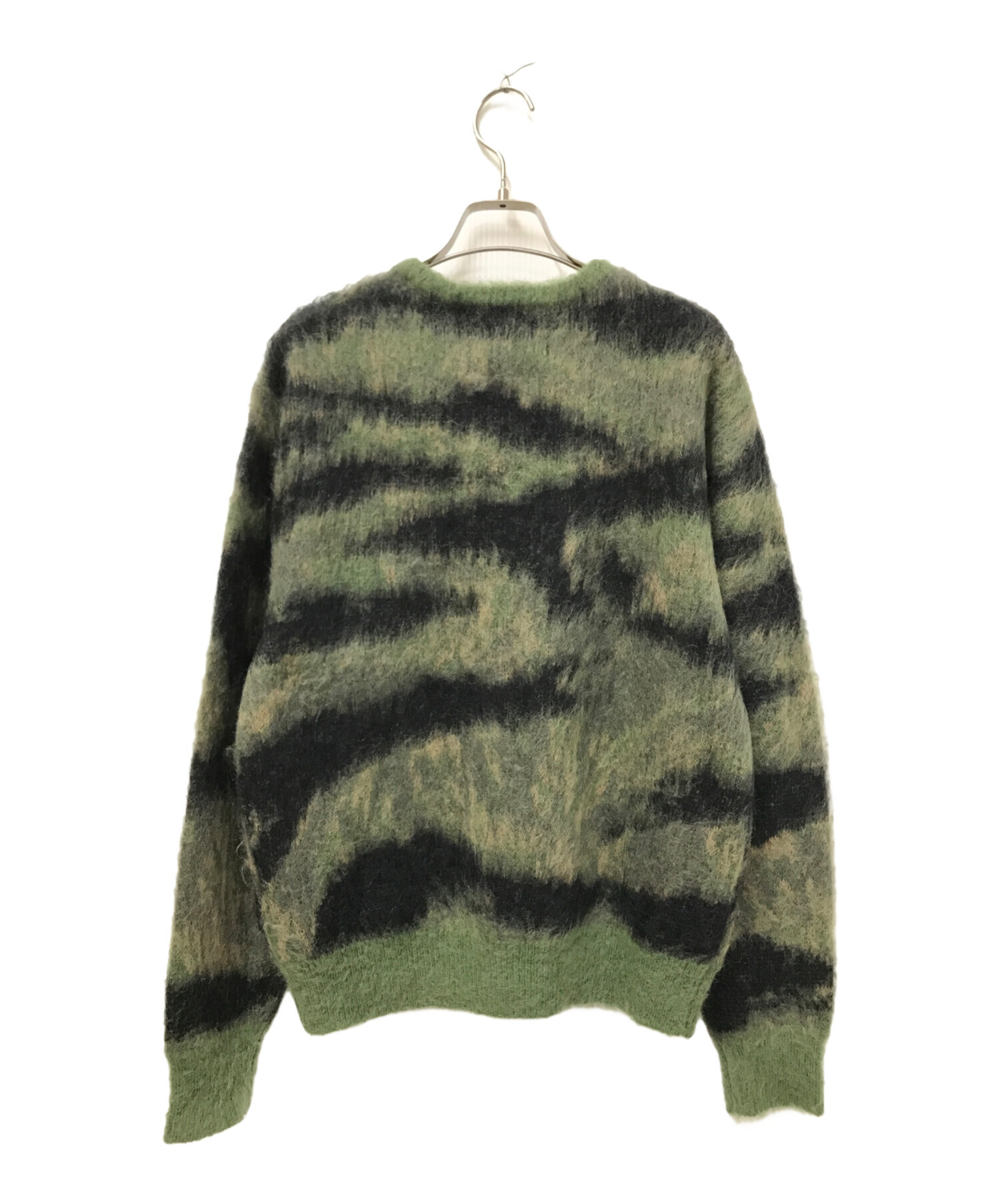 中古・古着通販】BEAMS (ビームス) モヘア混ニット グリーン サイズ:S