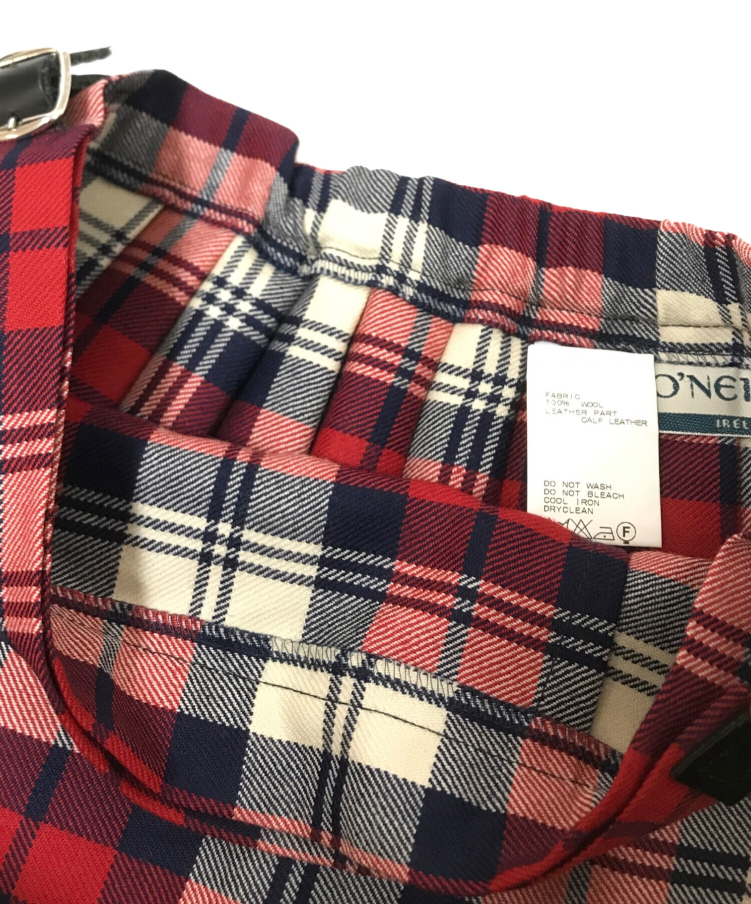 中古・古着通販】O'NEILL (オニール) チェック柄プリーツ 中古・古着通販】O'NEILL (オニール) チェック柄プリーツ