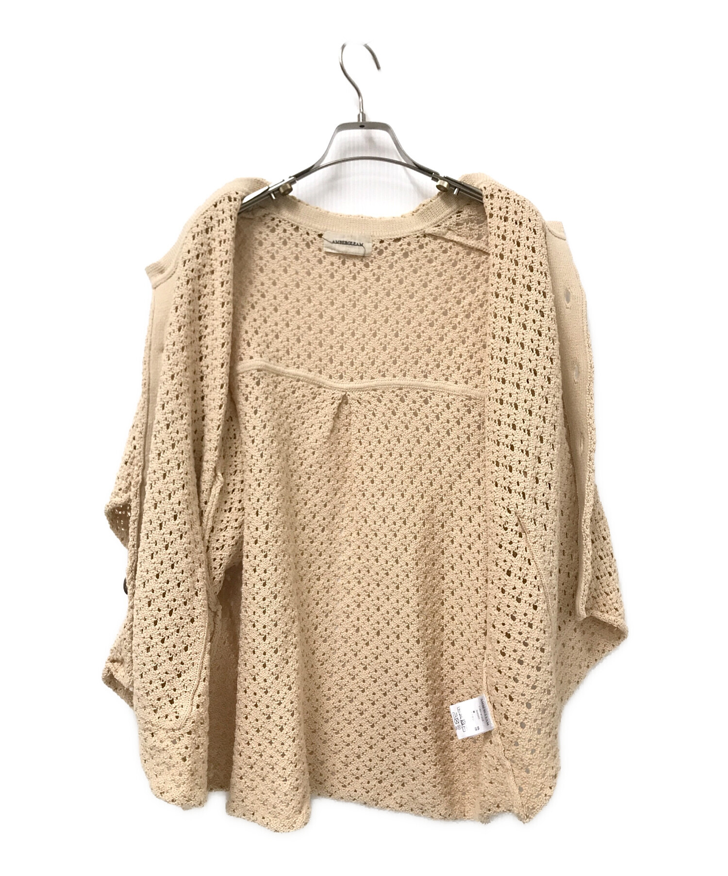 中古・古着通販】AMBERGLEAM (アンバーグリーム) Cotton Knit Shirt 