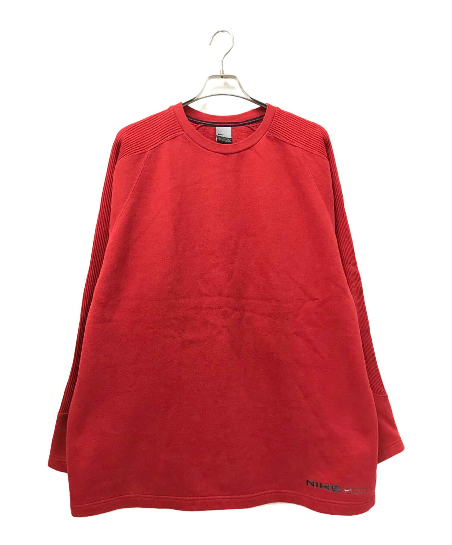 中古・古着通販】NIKE (ナイキ) クルーネックスウェット レッド サイズ 