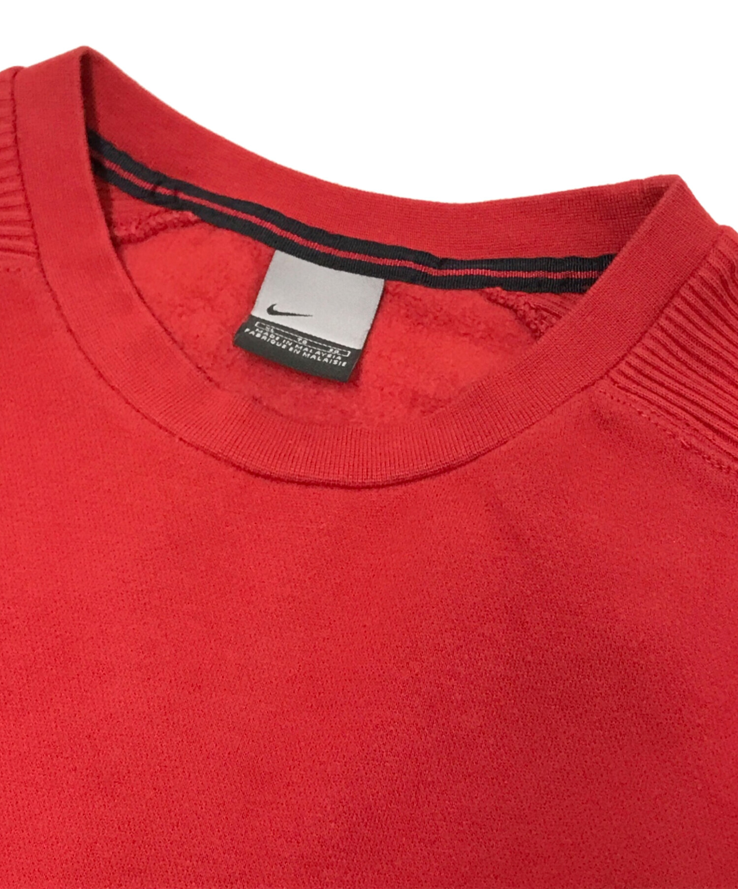 中古・古着通販】NIKE (ナイキ) クルーネックスウェット レッド サイズ 