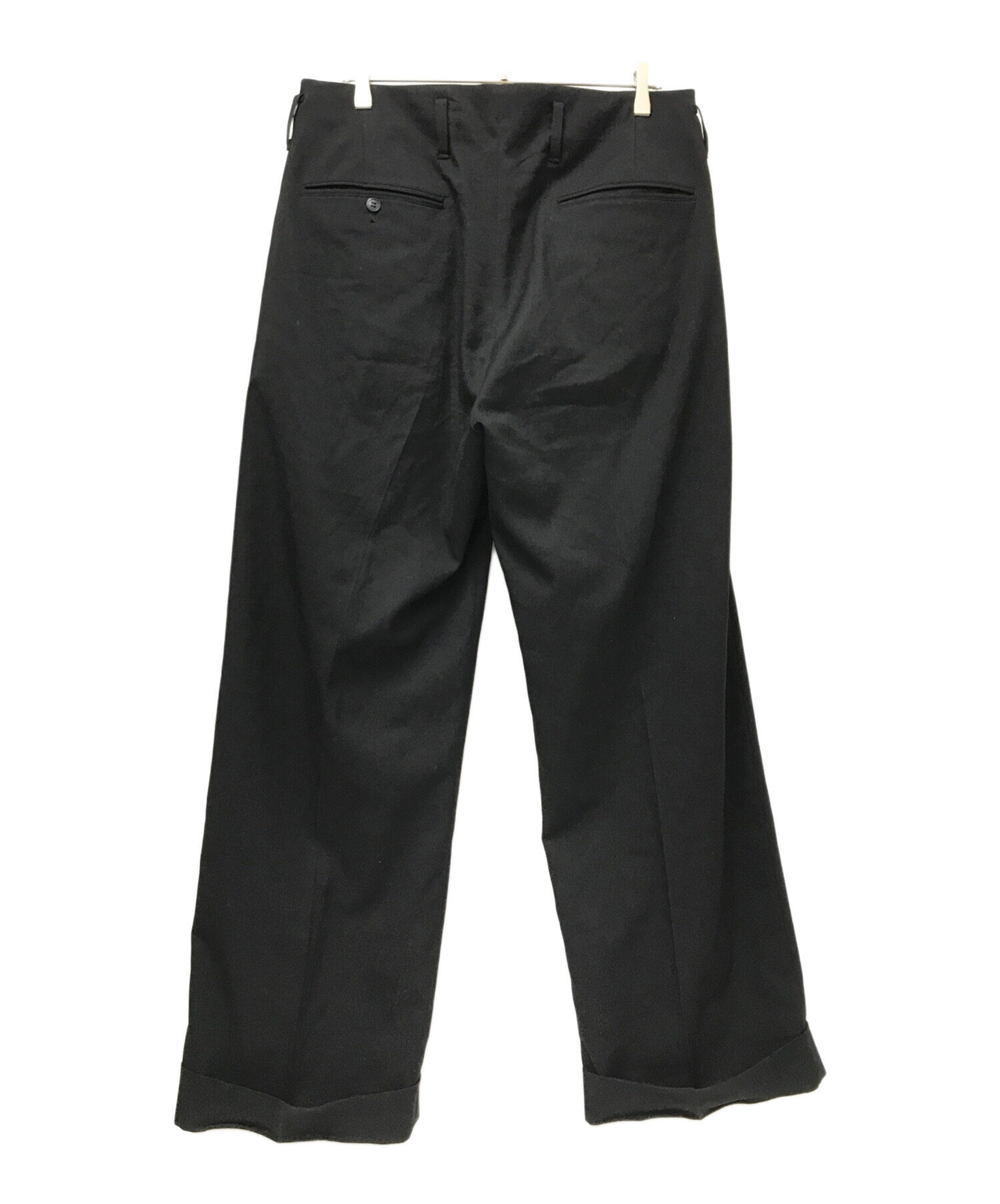 A16343 極美品 カイコー ワイドスラックス チャコール 2 KAIKO WIDE