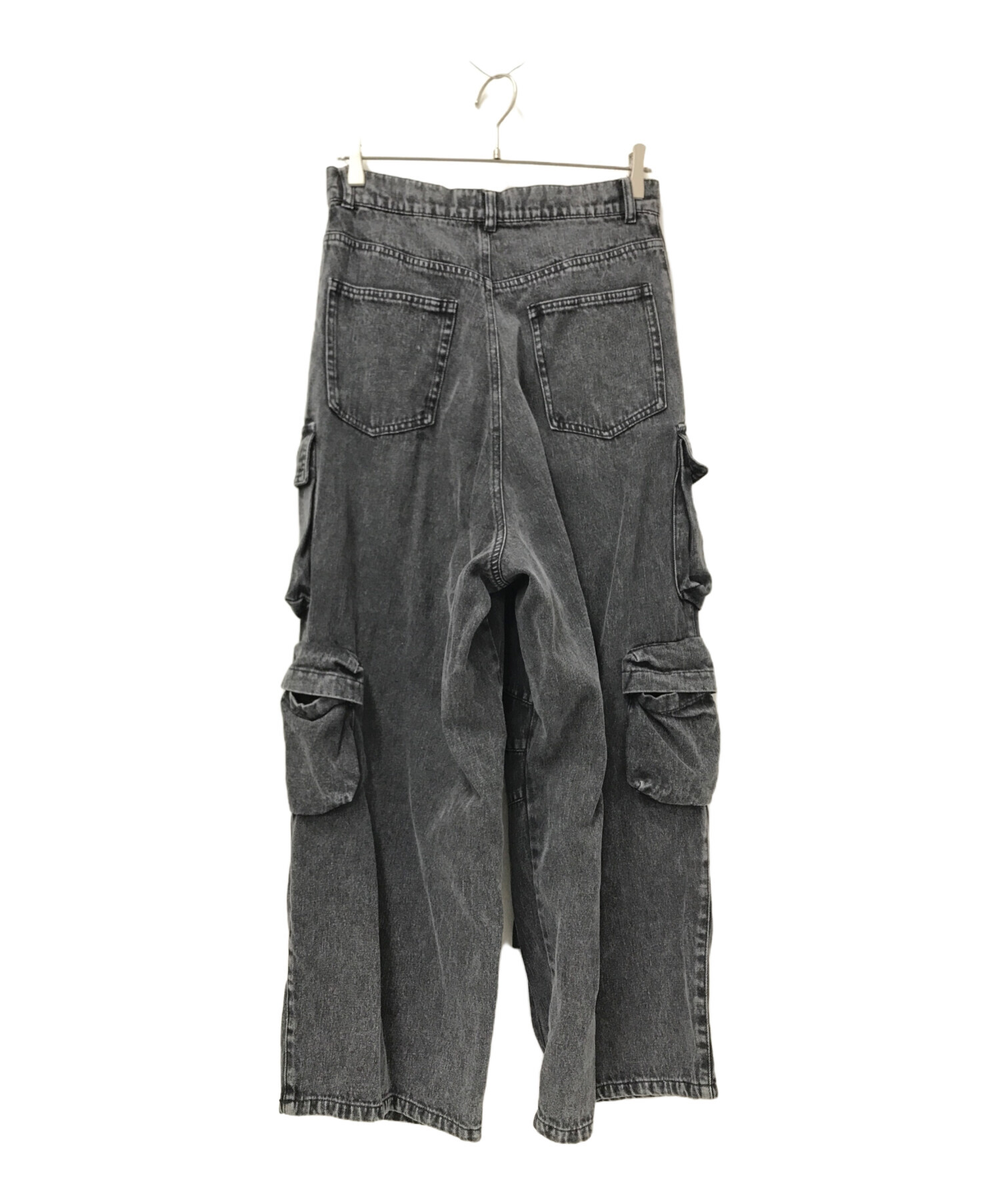 アドラー　parachute cargo pants denim / TR