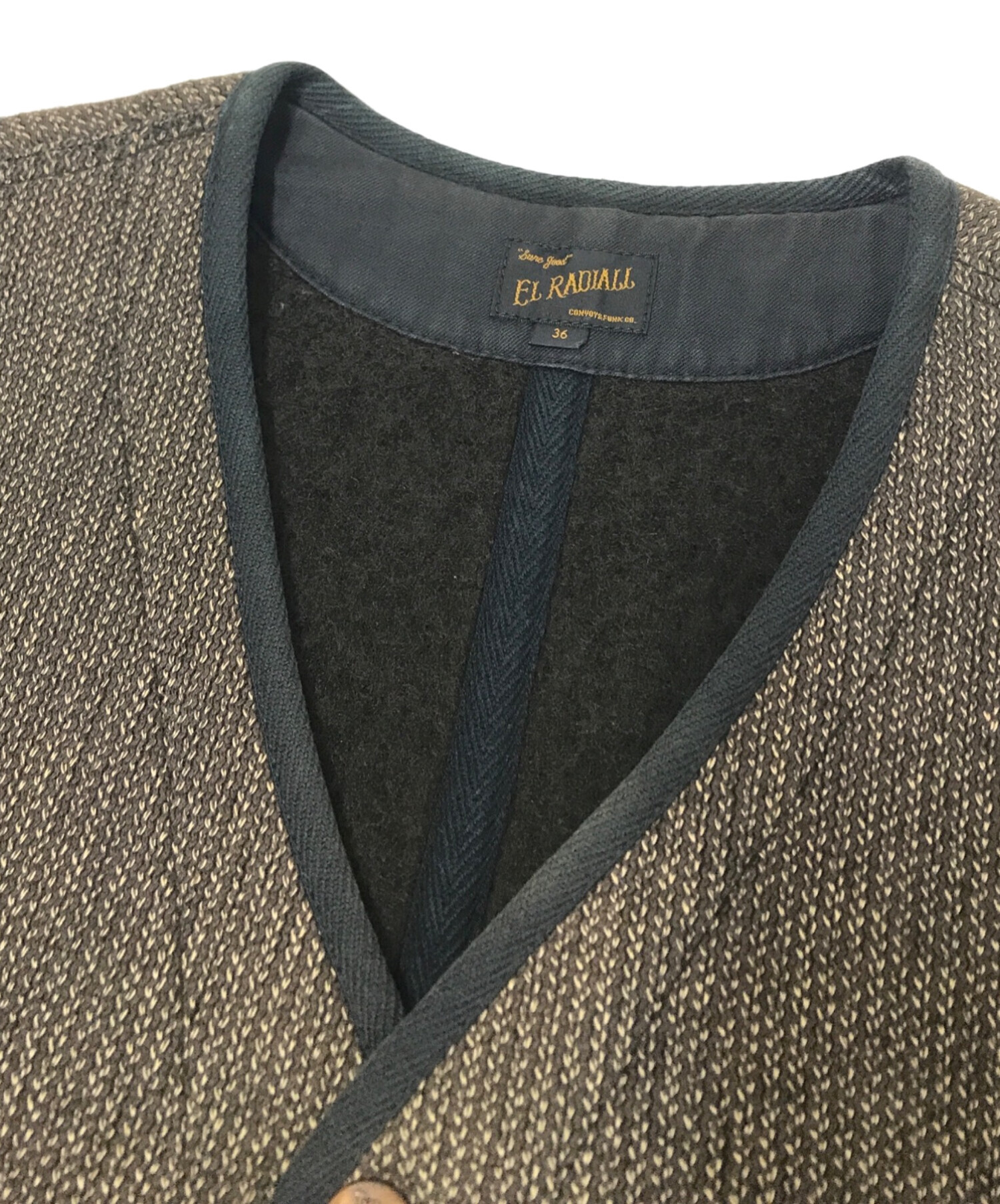 radiall ビーチクロス　ベスト 中古・古着通販】RADIALL (ラディアル) ビーチクロスベスト ベージュ