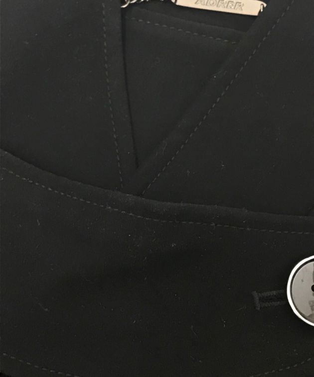 中古・古着通販】ADRER (アドラー) cape sleeve jacket ブラック