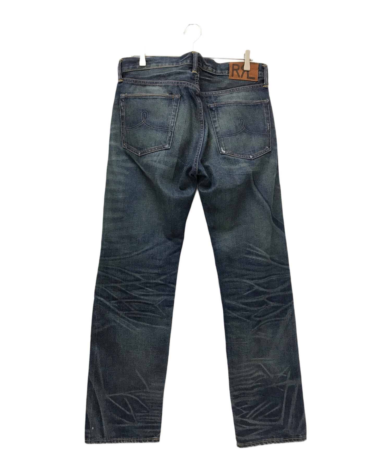 中古・古着通販】RRL (ダブルアールエル) セルビッチダメージデニム 