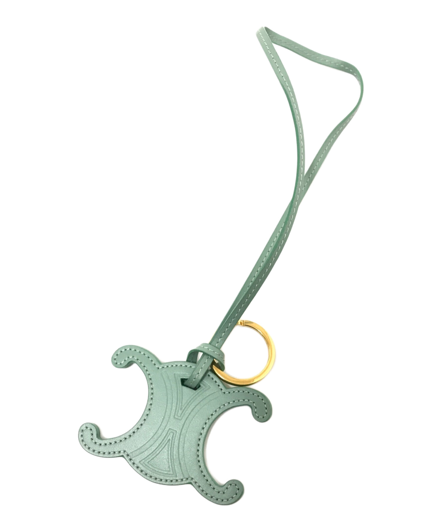 中古・古着通販】CELINE (セリーヌ) トリオンフレザーバッグチャーム