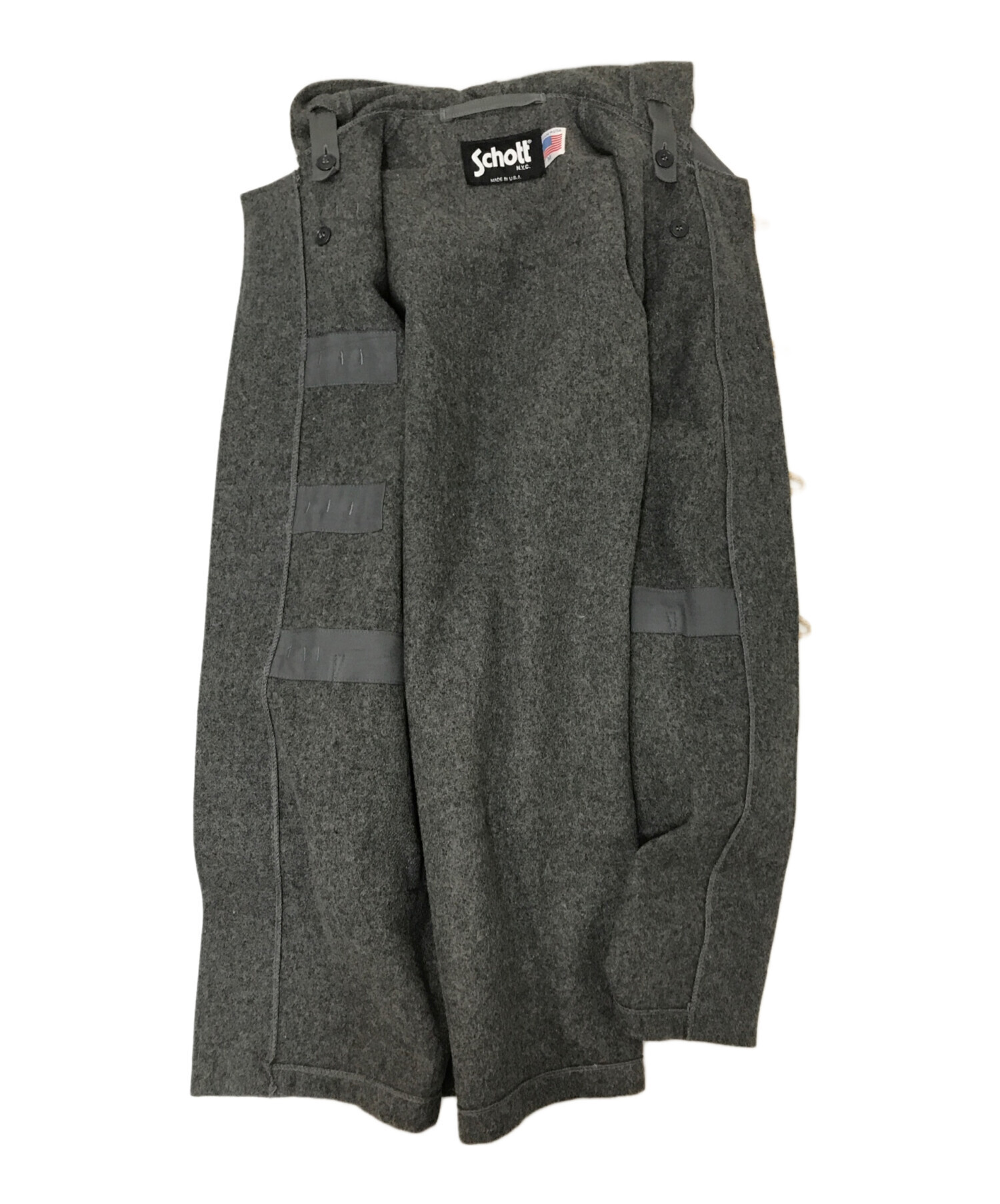 中古・古着通販】Schott (ショット) ダッフルコート グレー サイズ:M