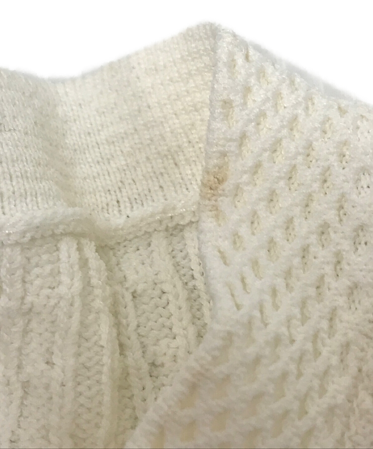 中古・古着通販】Sov. (ソブ) レーヨンナイロン ダルケーブル ニット