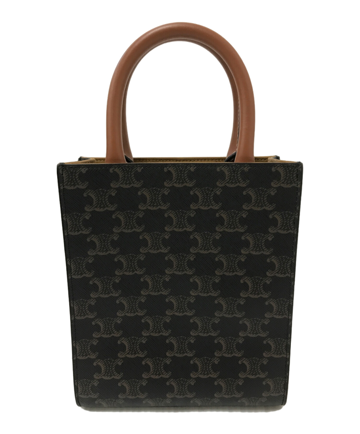 中古・古着通販】CELINE (セリーヌ) ミニバーティカルカバ ブラウン