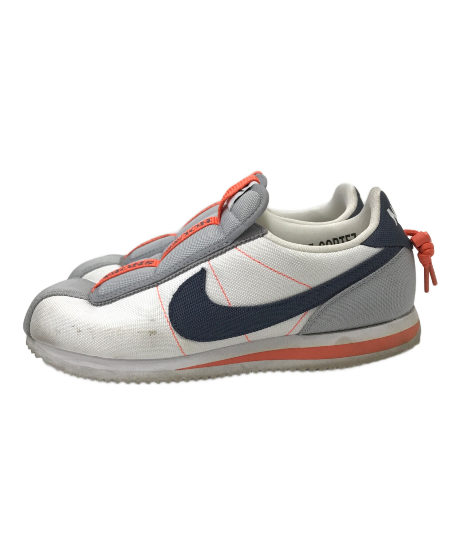 中古・古着通販】NIKE (ナイキ) CORTEZ KENNY 4 ホワイト×グレー 
