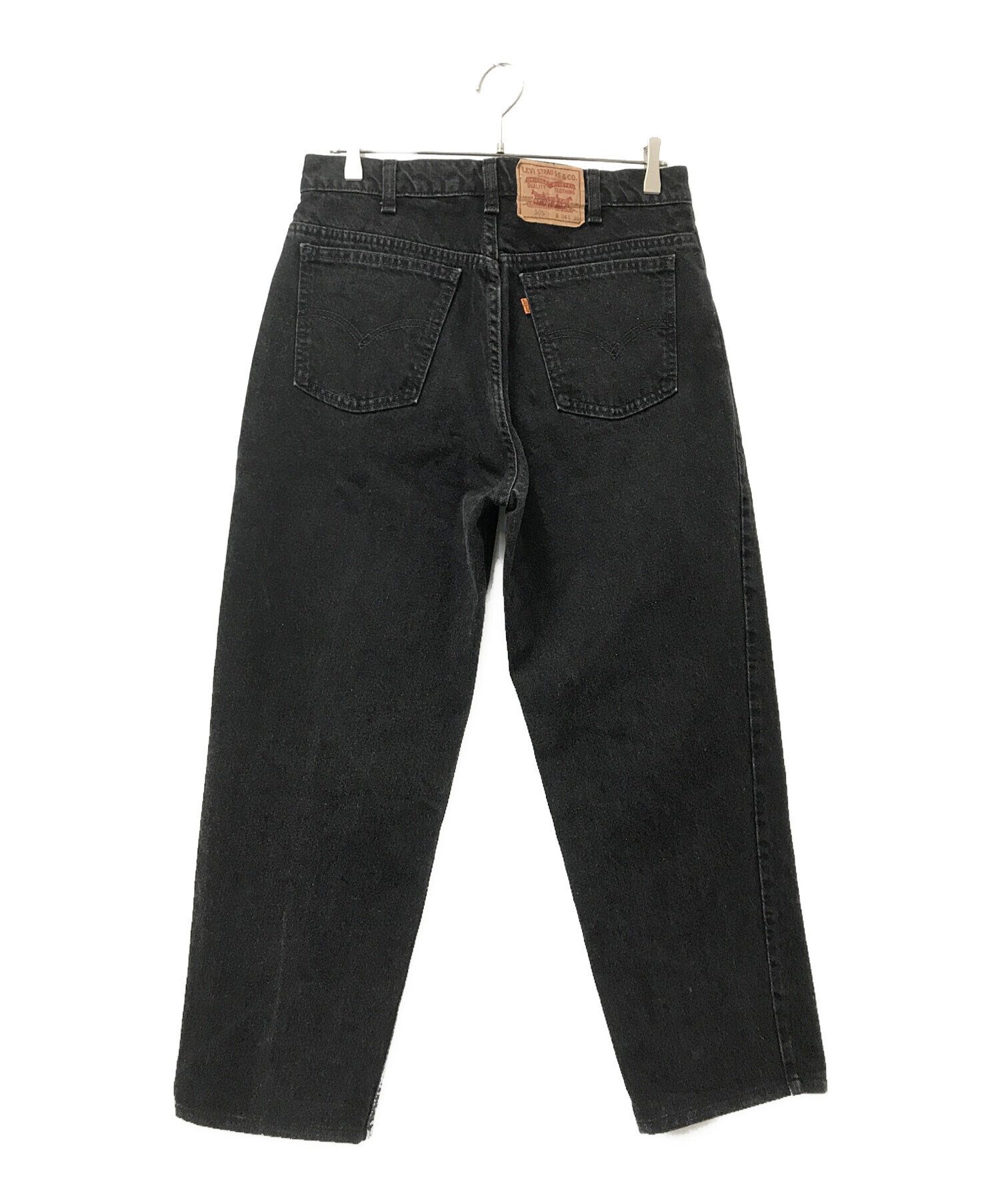 中古・古着通販】LEVI'S (リーバイス) 505後染めブラックデニムパンツ