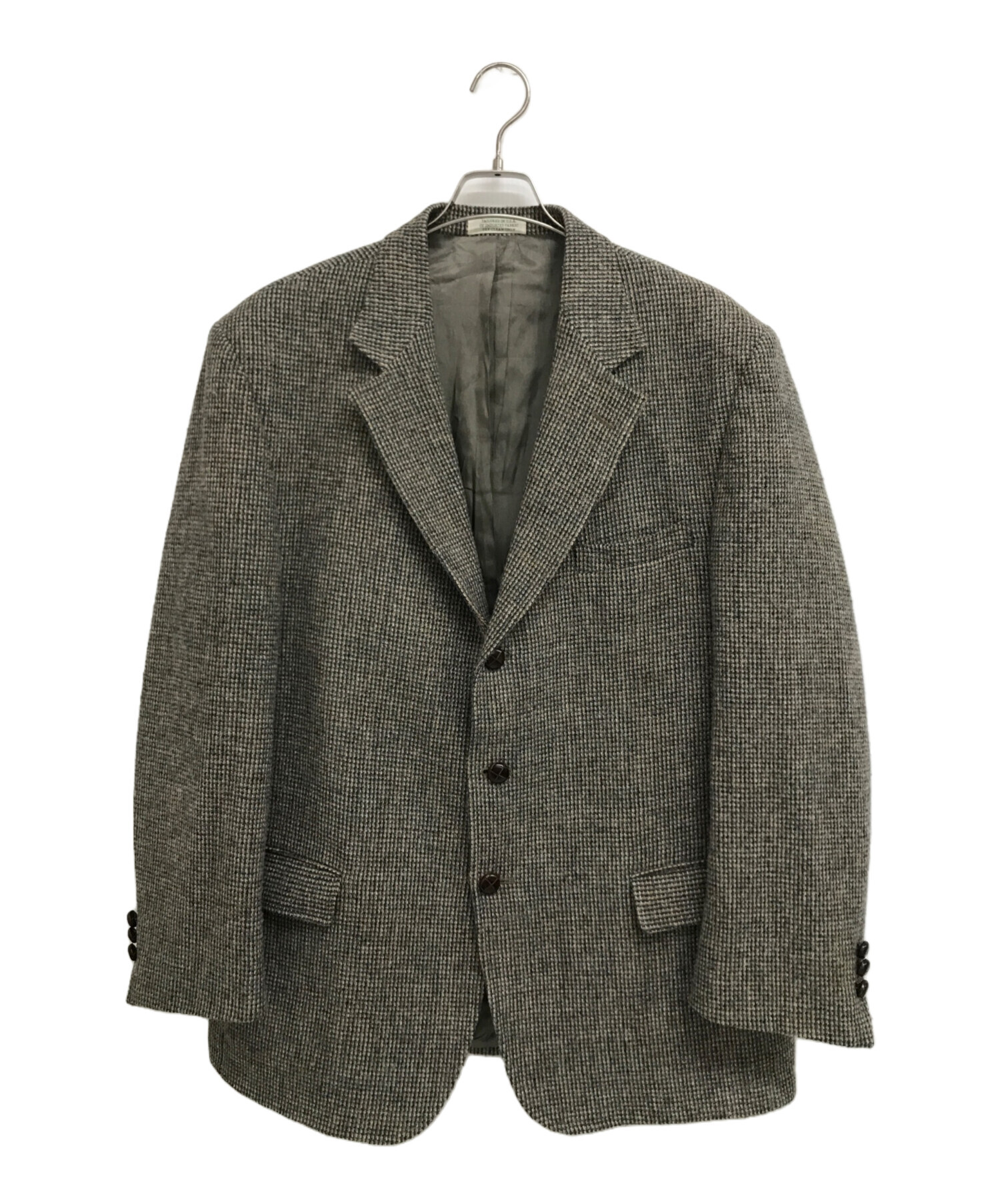 中古・古着通販】orvis (オービス) ツイードジャケット グレー サイズ 