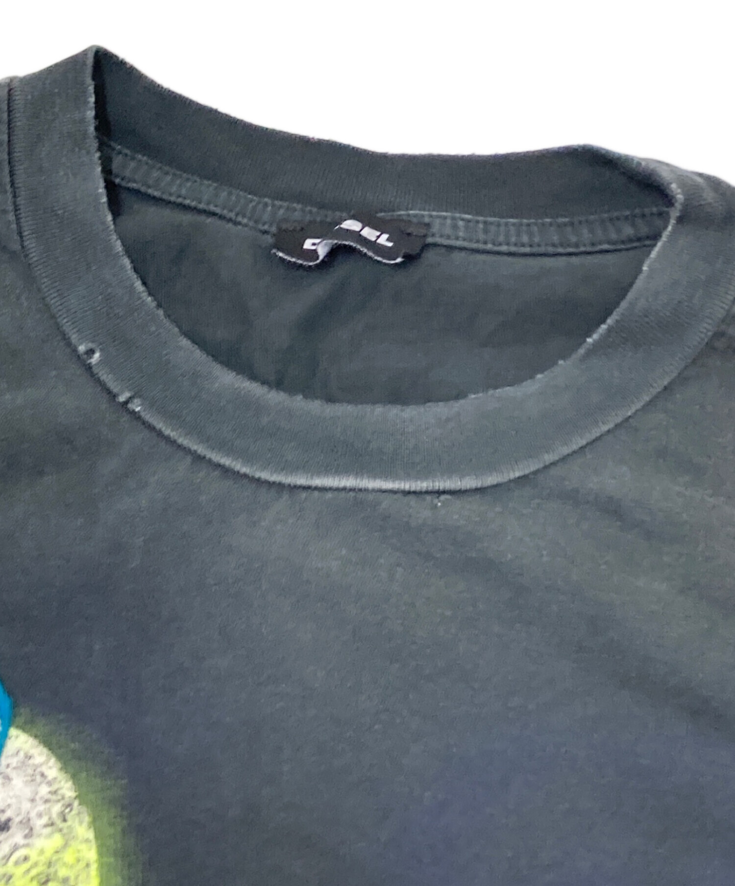中古・古着通販】DIESEL (ディーゼル) プリントTシャツ ブラック