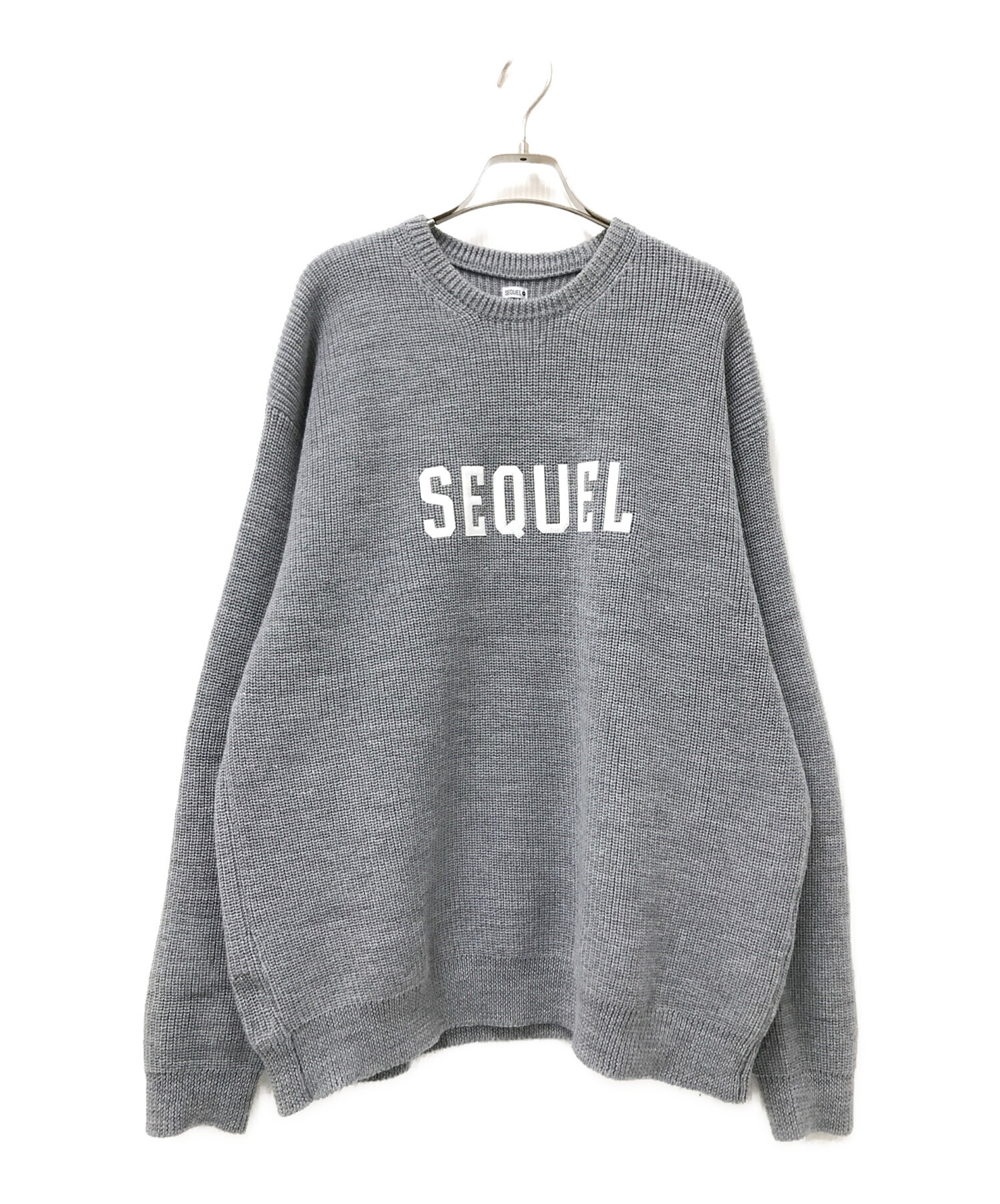 中古・古着通販】SEQUEL (シークエル) LOW GAUGE CREW NECK KNIT