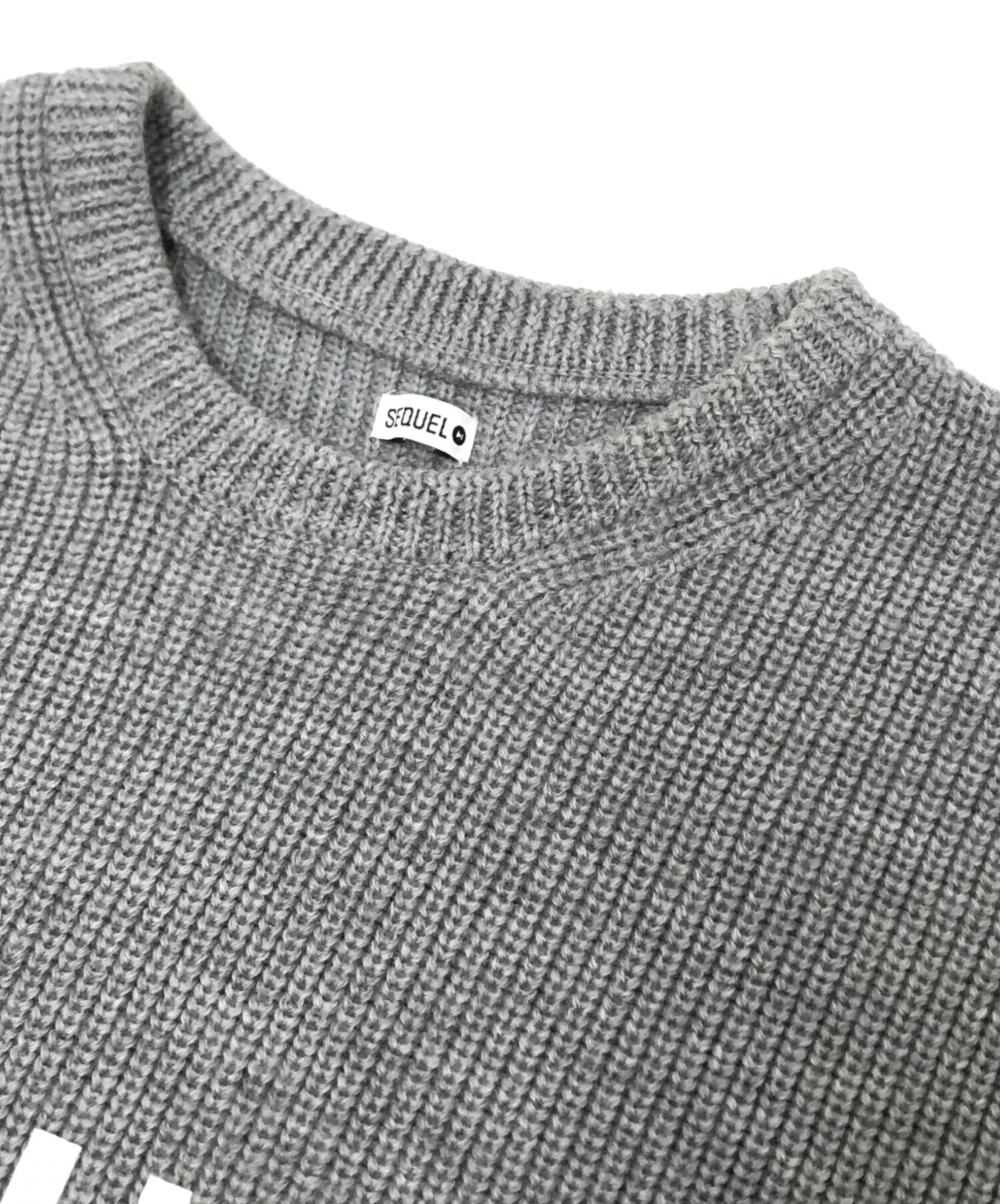 中古・古着通販】SEQUEL (シークエル) LOW GAUGE CREW NECK KNIT