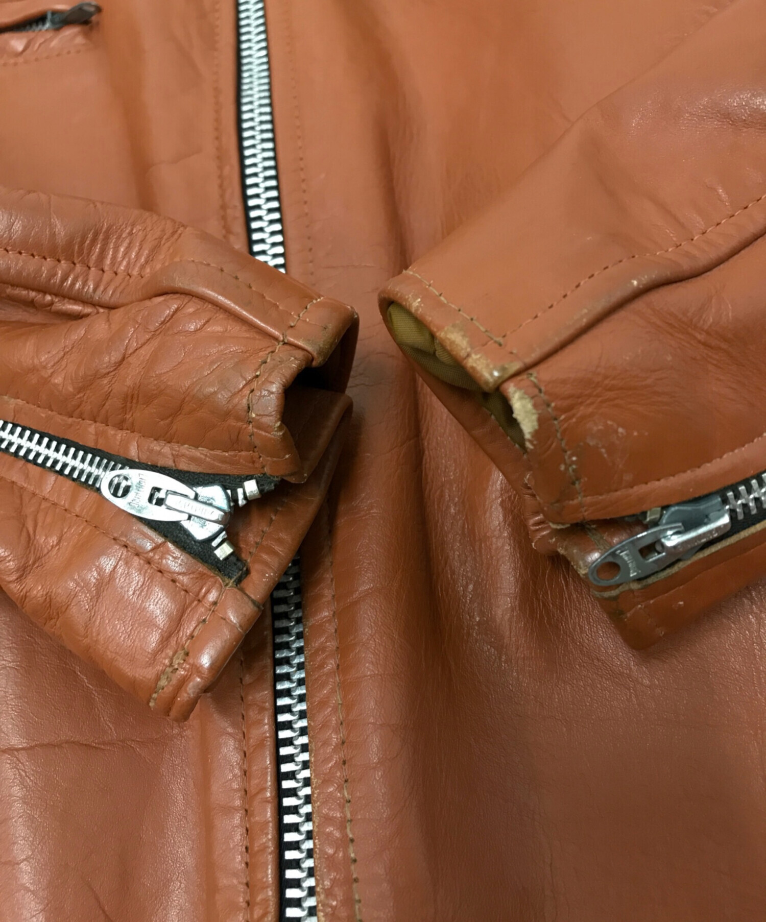 中古・古着通販】brimaco (ブリマコ) レザージャケット ブラウン