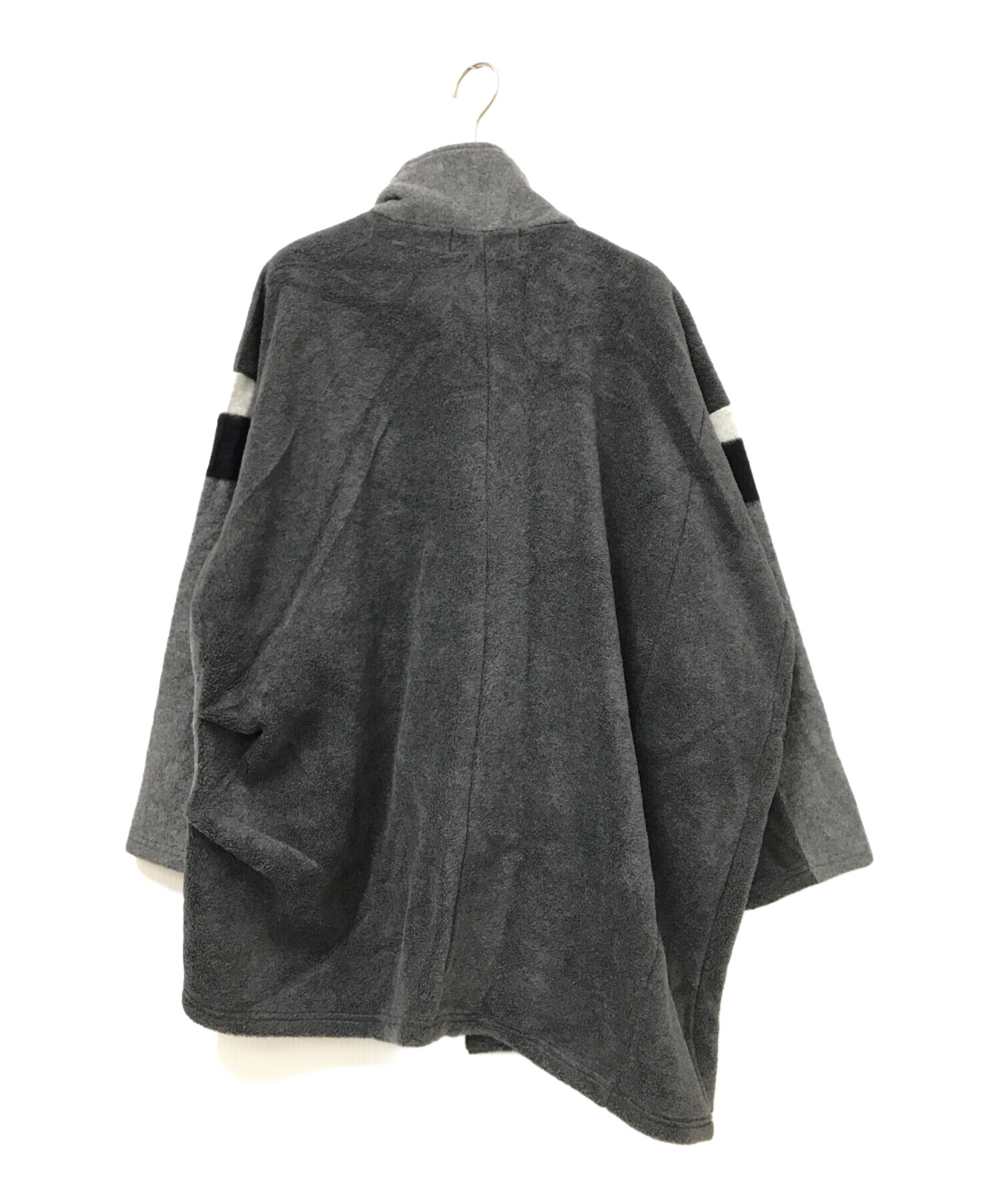 中古・古着通販】gomme (ゴム) 切替フリースジャケット グレー サイズ