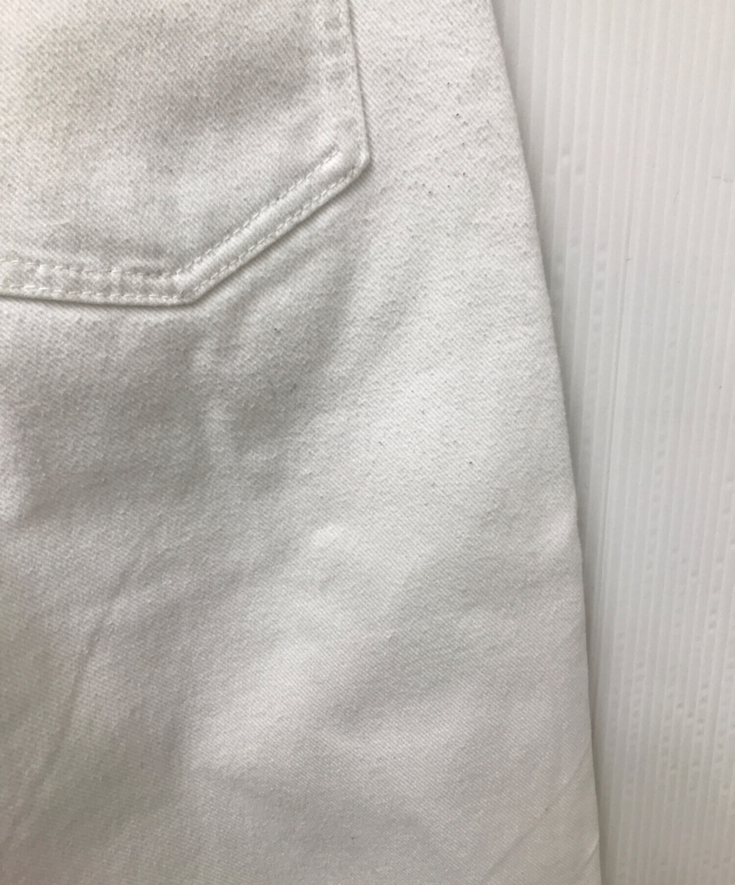 中古・古着通販】CADUNE (カデュネ) カーヴィーデニム ホワイト サイズ