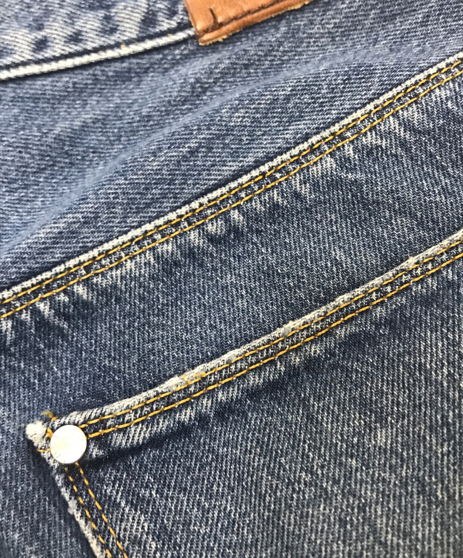 中古・古着通販】Acne (アクネ) ストレートデニムパンツ インディゴ 