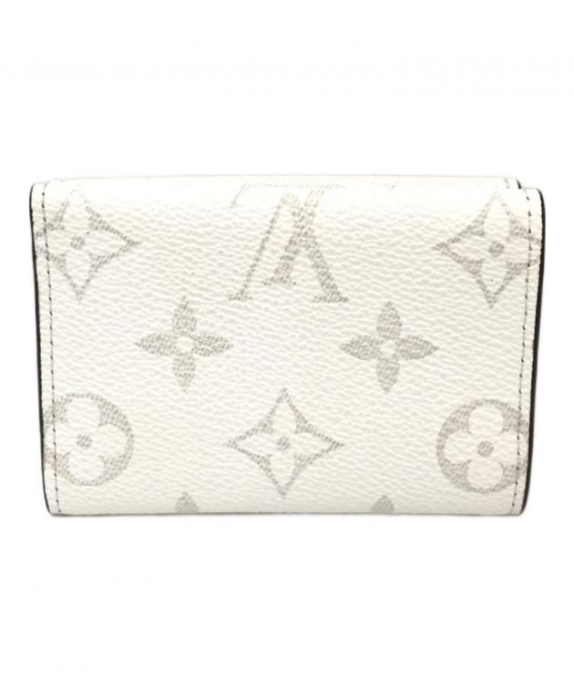 ルイヴィトン タイガラマ ディスカバリー コンパクトウォレット ホワイト グレー LOUIS VUITTON】ルイ・ヴィトン ディスカバリー コンパクト