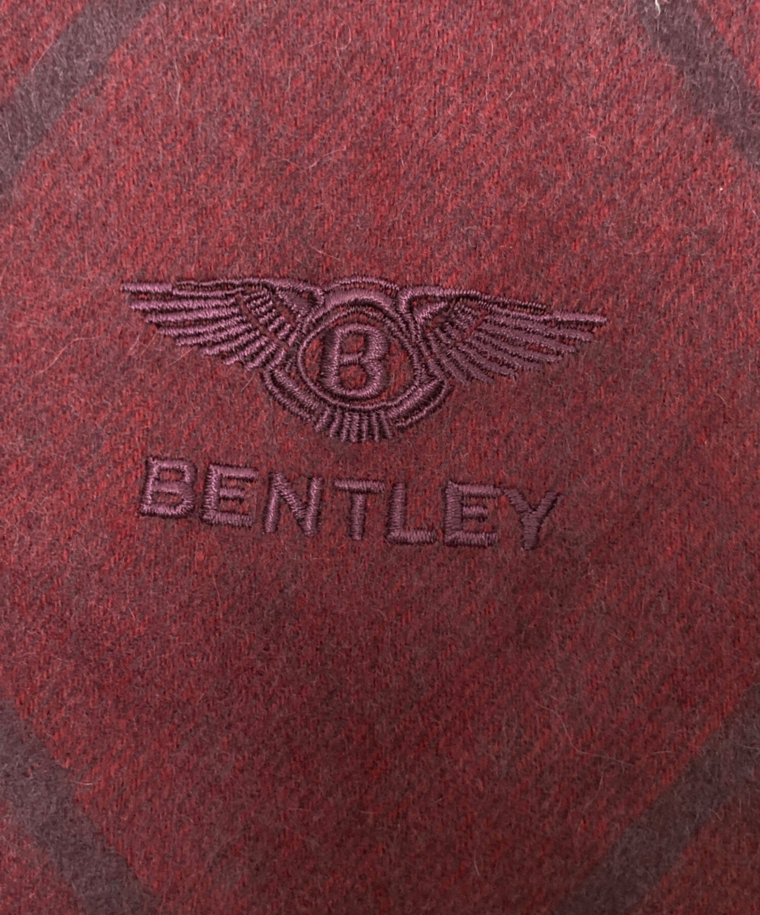 中古・古着通販】bentley (ベントレー) カシミヤマフラー レッド