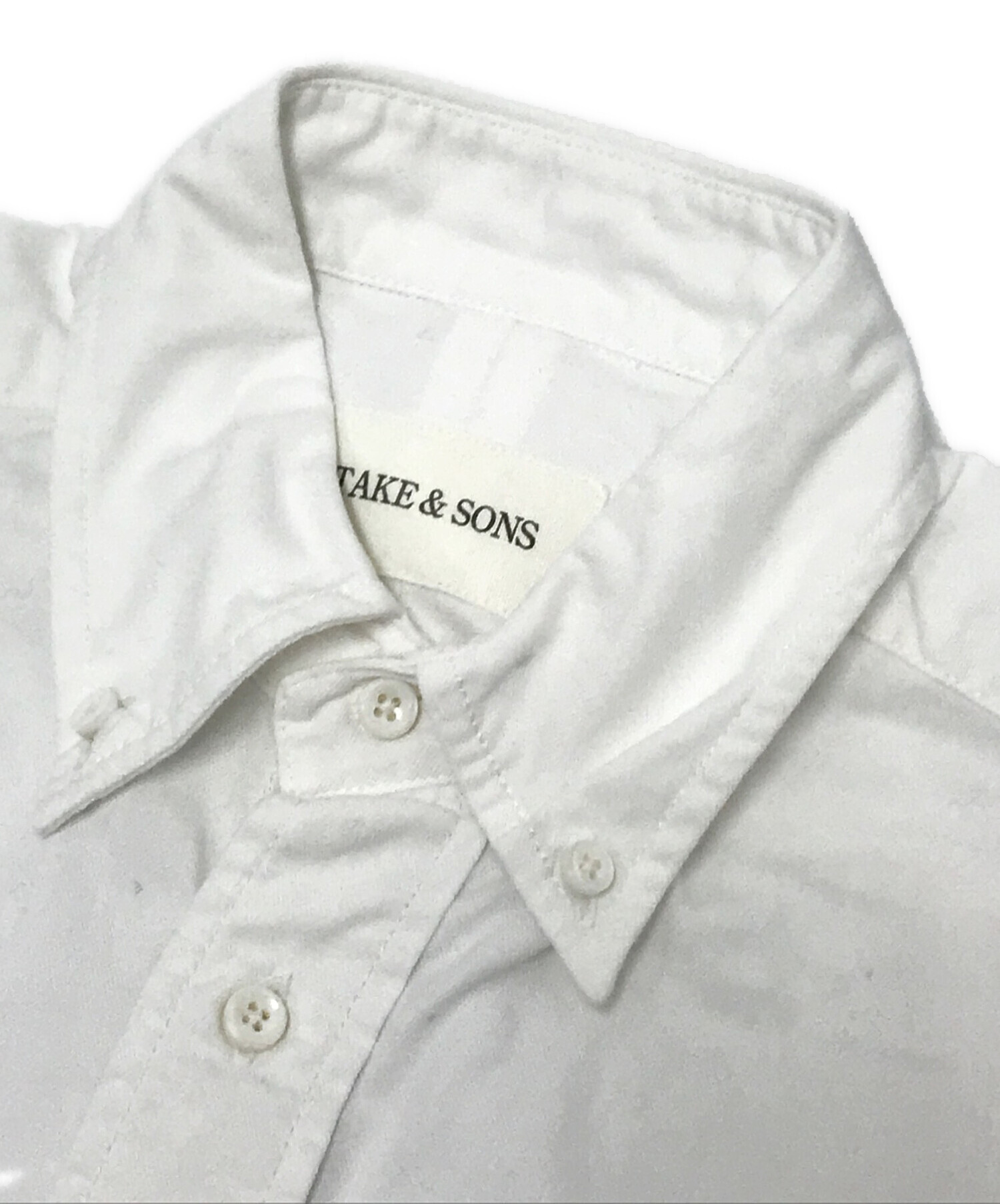 中古・古着通販】TAKE&SONS (テイクアンドサンズ) OX BD SHIRT