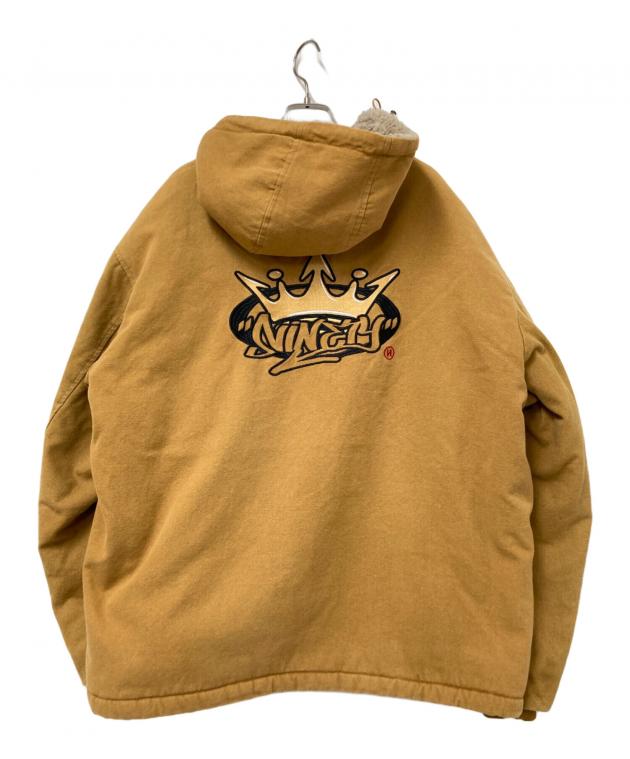 中古・古着通販】9090 (9090) King Logo Hooded Work Jacket ブラウン