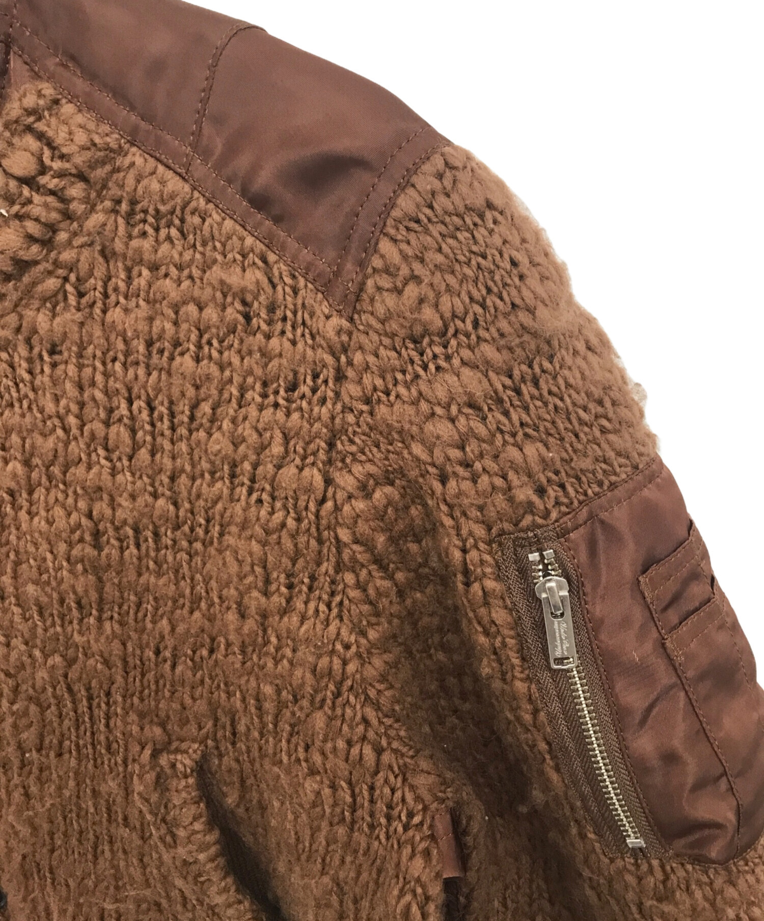 中古・古着通販】UNDERCOVER (アンダーカバー) ニットドッキング 中古・古着通販】UNDERCOVER (アンダーカバー) ニットドッキング