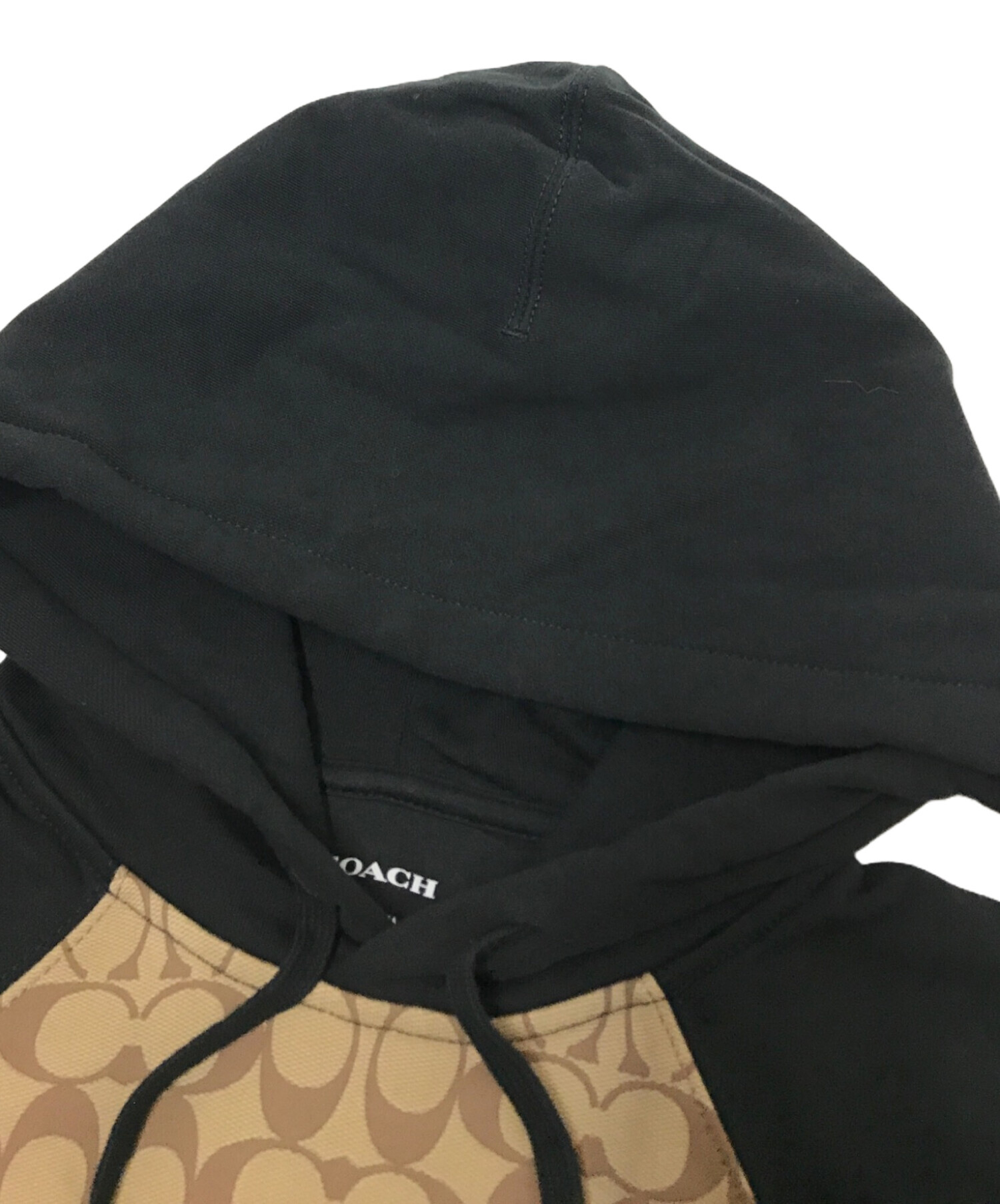 中古・古着通販】COACH (コーチ) シグネチャーフーディー ブラック 