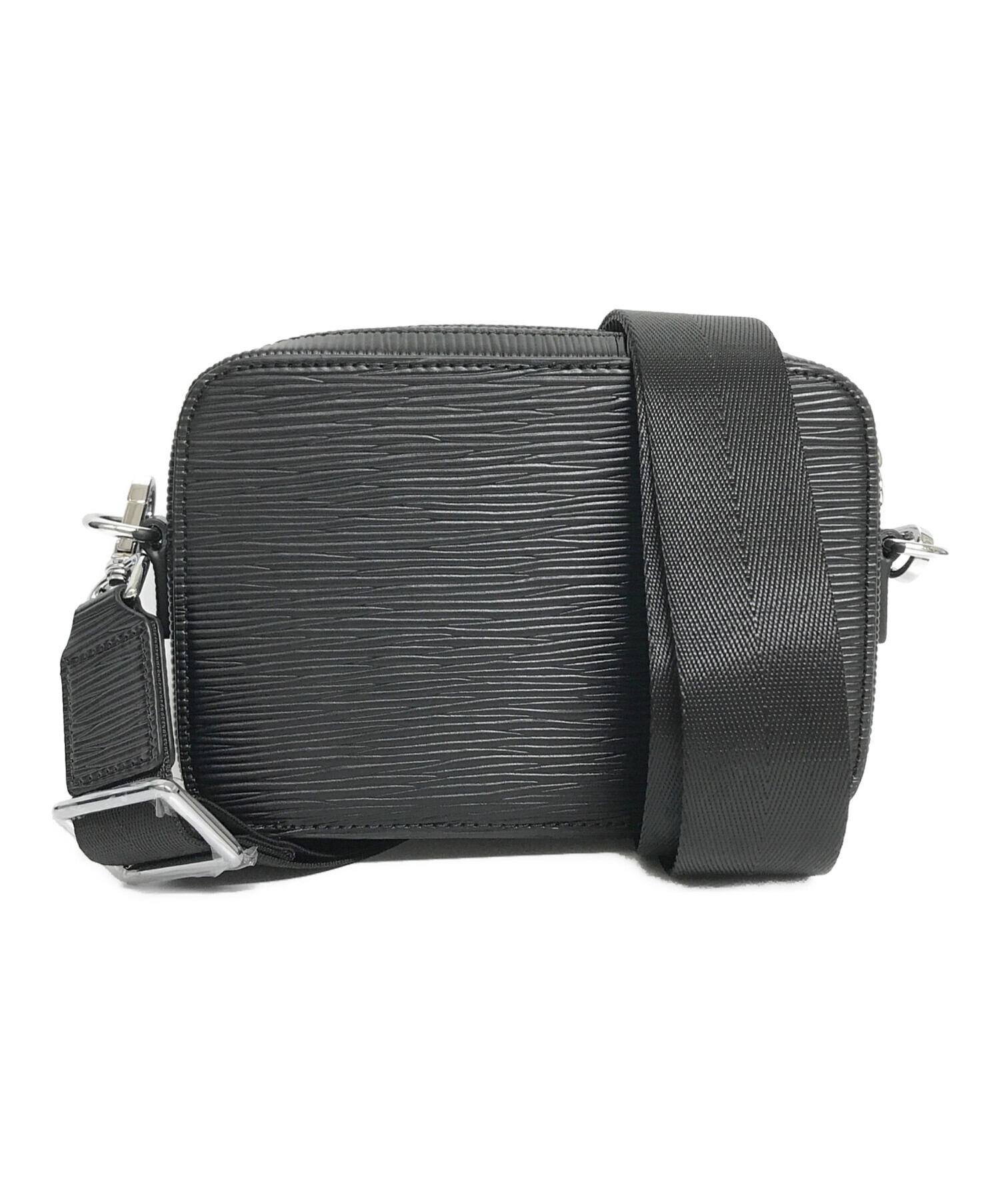 glitter グリッター ショルダーバッグ ブラック 中古・古着通販】glitter (グリッター) ショルダーバッグ ブラック