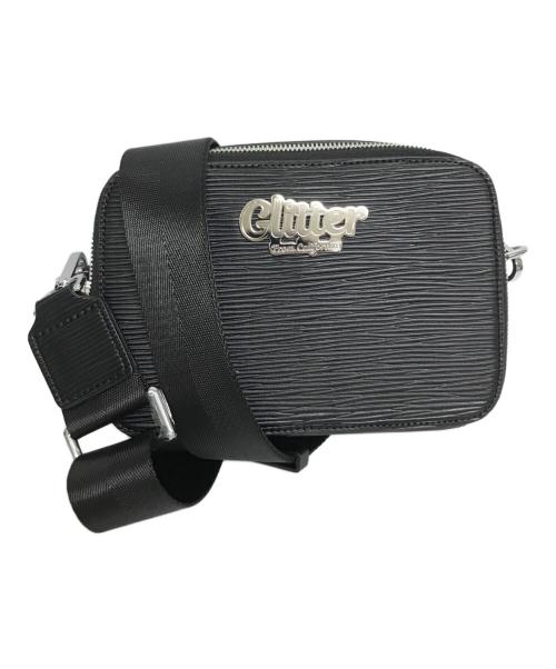 glitter グリッター ショルダーバッグ ブラック 中古・古着通販】glitter (グリッター) ショルダーバッグ ブラック