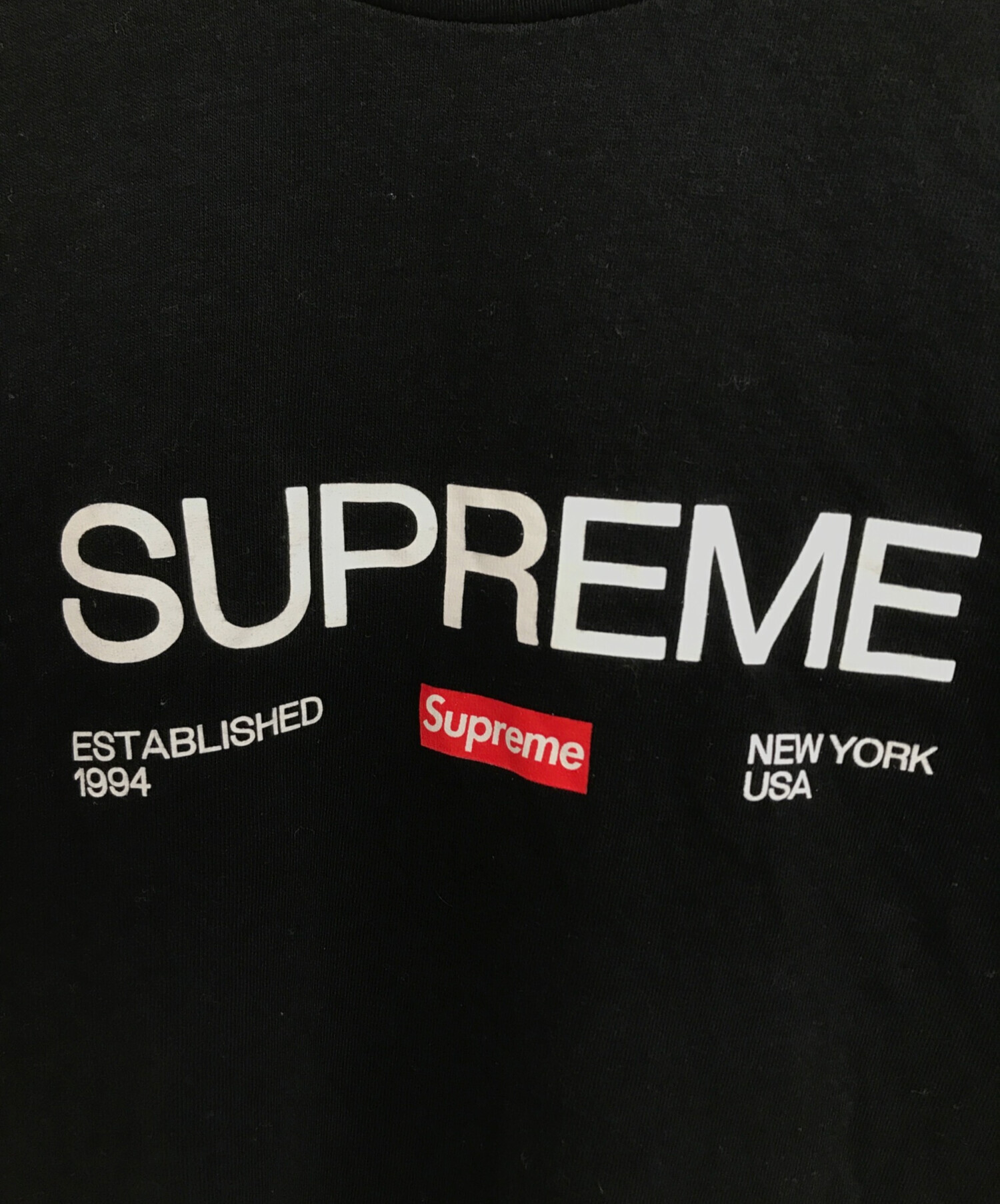 中古・古着通販】SUPREME (シュプリーム) Est. 1994 Tee ブラック 