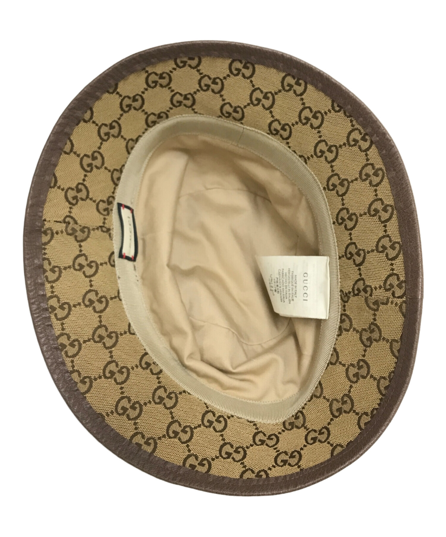 中古・古着通販】GUCCI (グッチ) GGキャンバス フェドラハット 