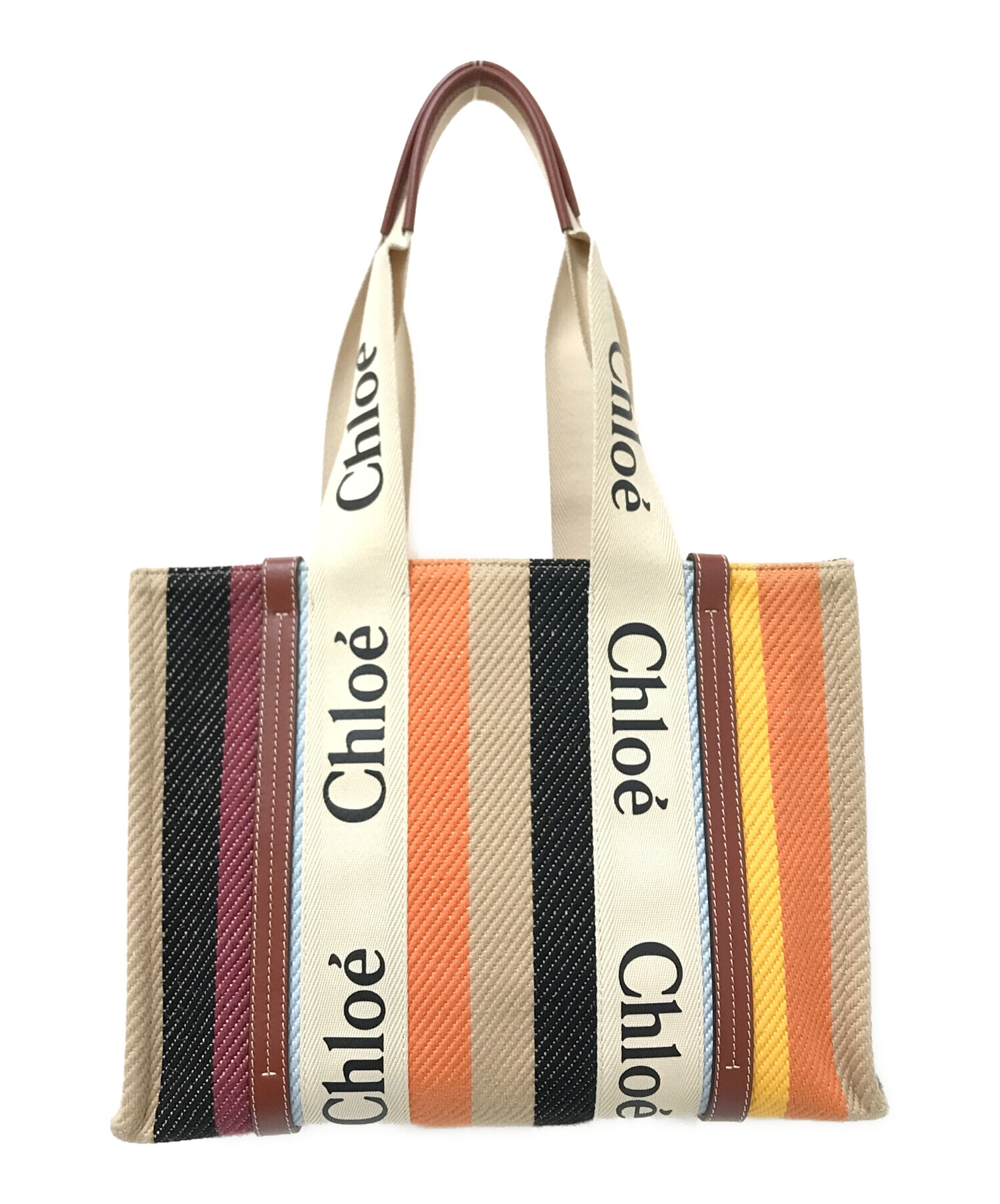 中古・古着通販】Chloe (クロエ) トートバッグ マルチカラー サイズ
