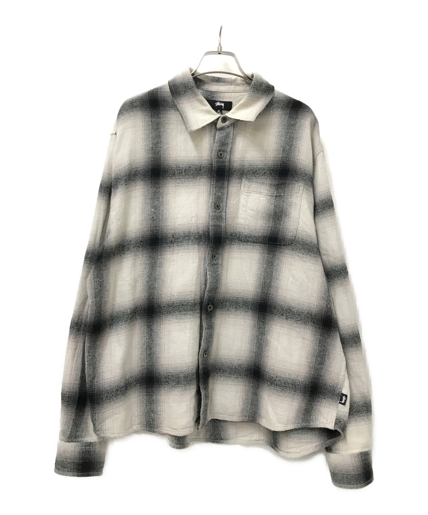 中古・古着通販】stussy (ステューシー) オンブレチェックシャツ 中古・古着通販】stussy (ステューシー) オンブレチェックシャツ