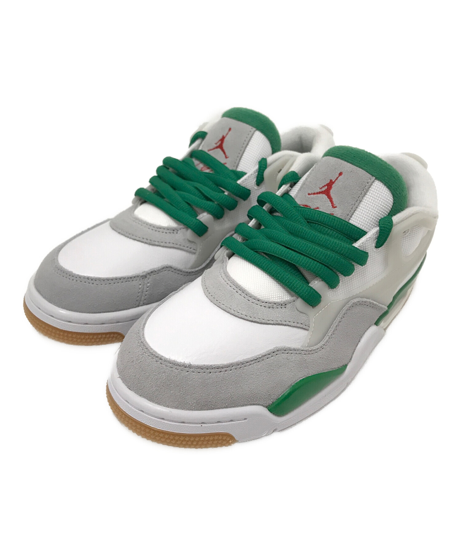 中古・古着通販】NIKE (ナイキ) AIR JORDAN 4 RM ホワイト×グリーン 