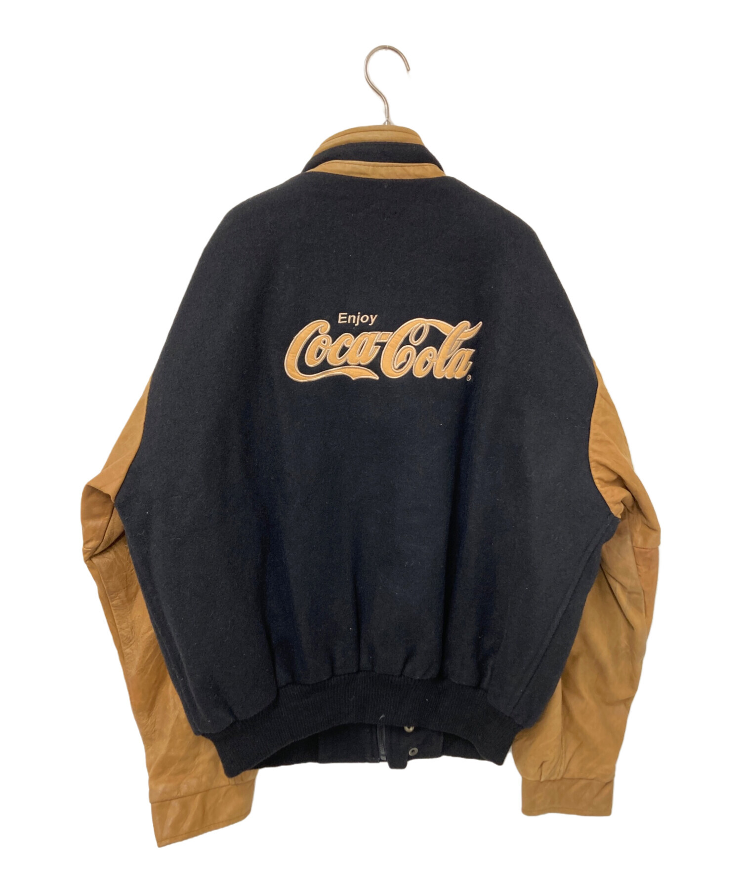 00s CANADA SPORTS WEAR 襟袖 レザー切り替え スタジャン 90～00s 