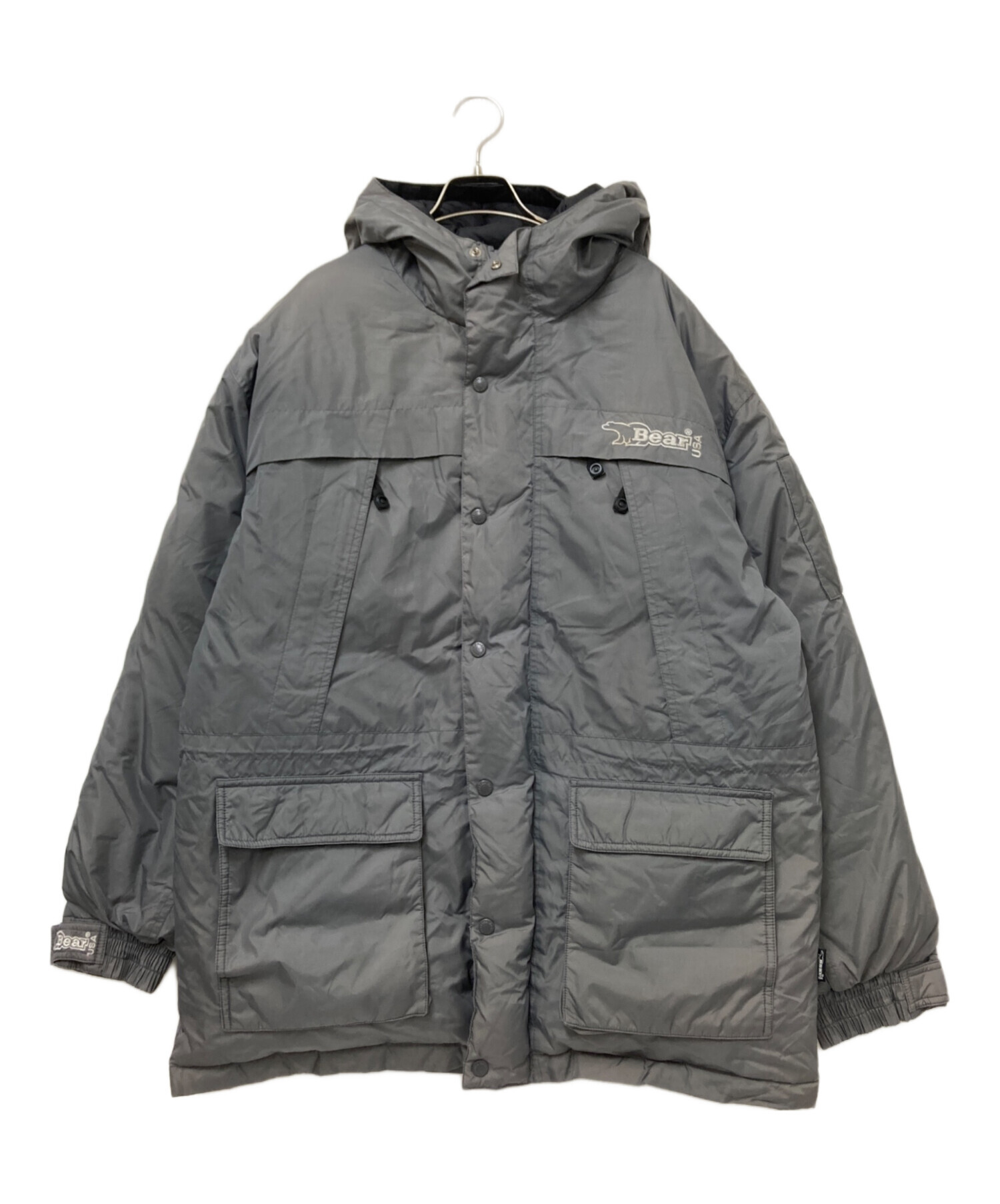 BEAR ダウンジャケットSサイズ 中古・古着通販】Bear (ベアー) ダウンジャケット グレー サイズ:L