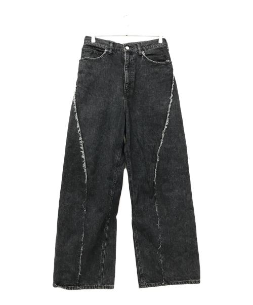中古・古着通販】jieda (ジエダ) LOOSE FIT JEANS ブラック サイズ:1 