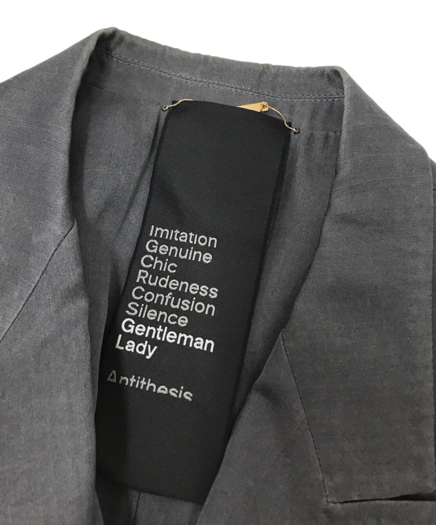 中古・古着通販】CHAOS (カオス) テーラードジャケット グレー サイズ  