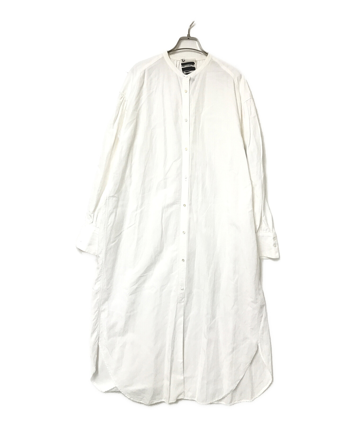 中古・古着通販】CHAOS (カオス) バンドカラーシャツワンピース