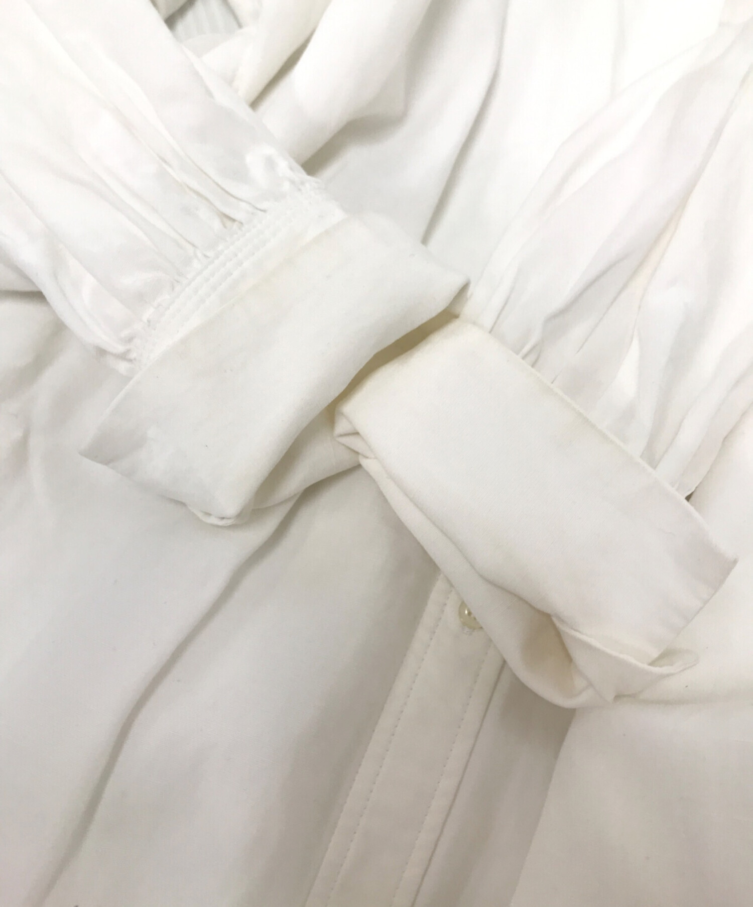 中古・古着通販】CHAOS (カオス) バンドカラーシャツワンピース