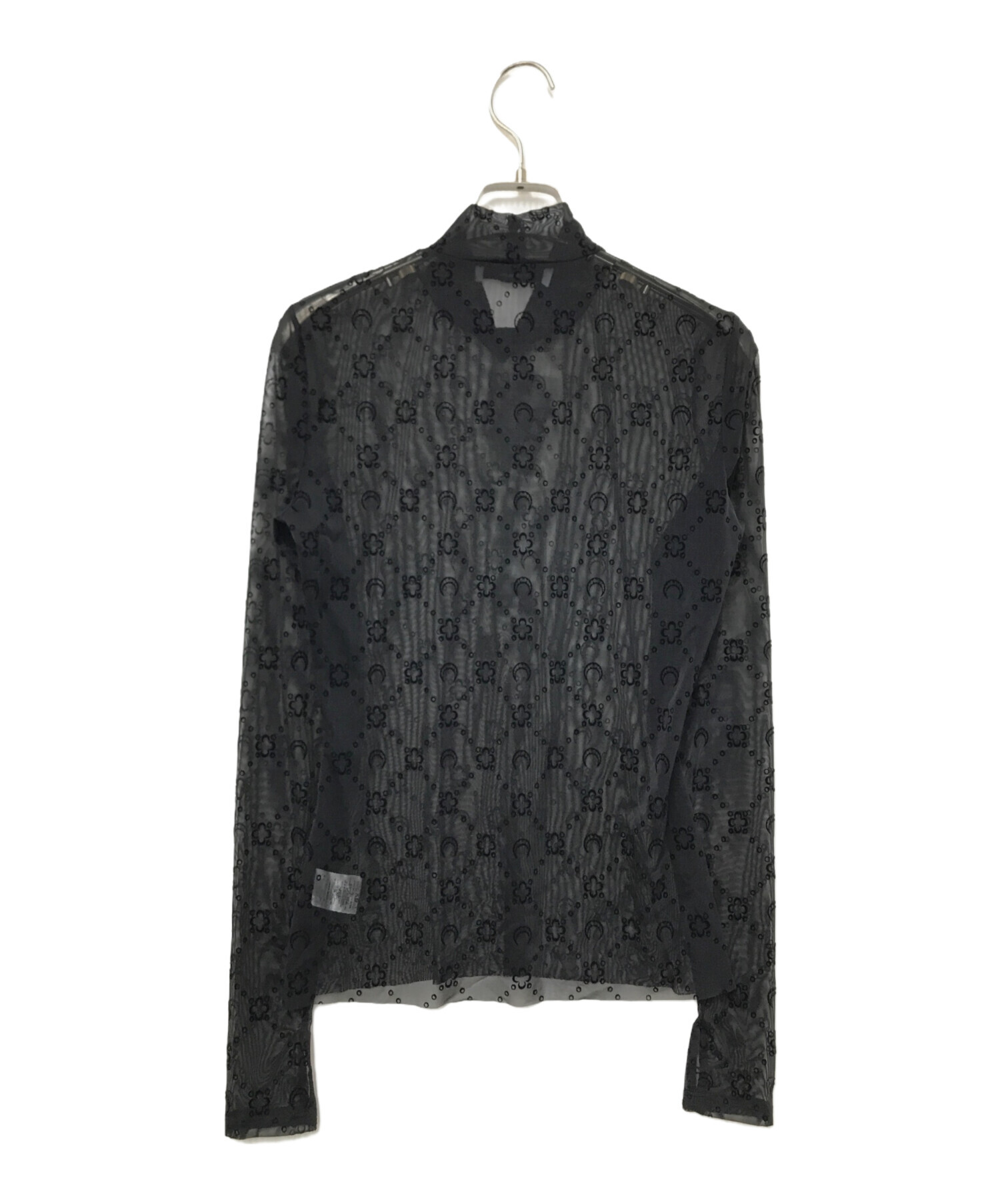 Marine Serre モノグラム メッシュトップシアー長袖総柄x2k