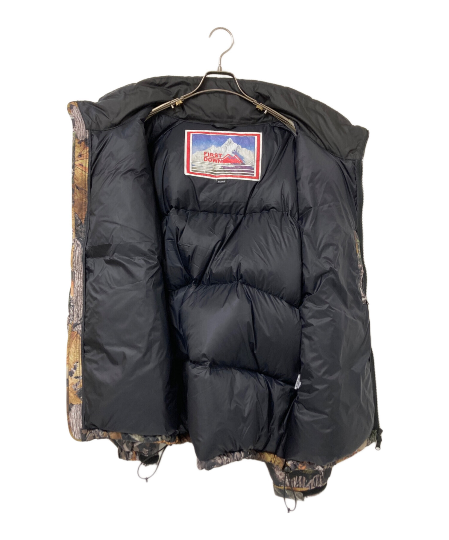 中古・古着通販】FIRST DOWN (ファーストダウン) カモ柄ダウン