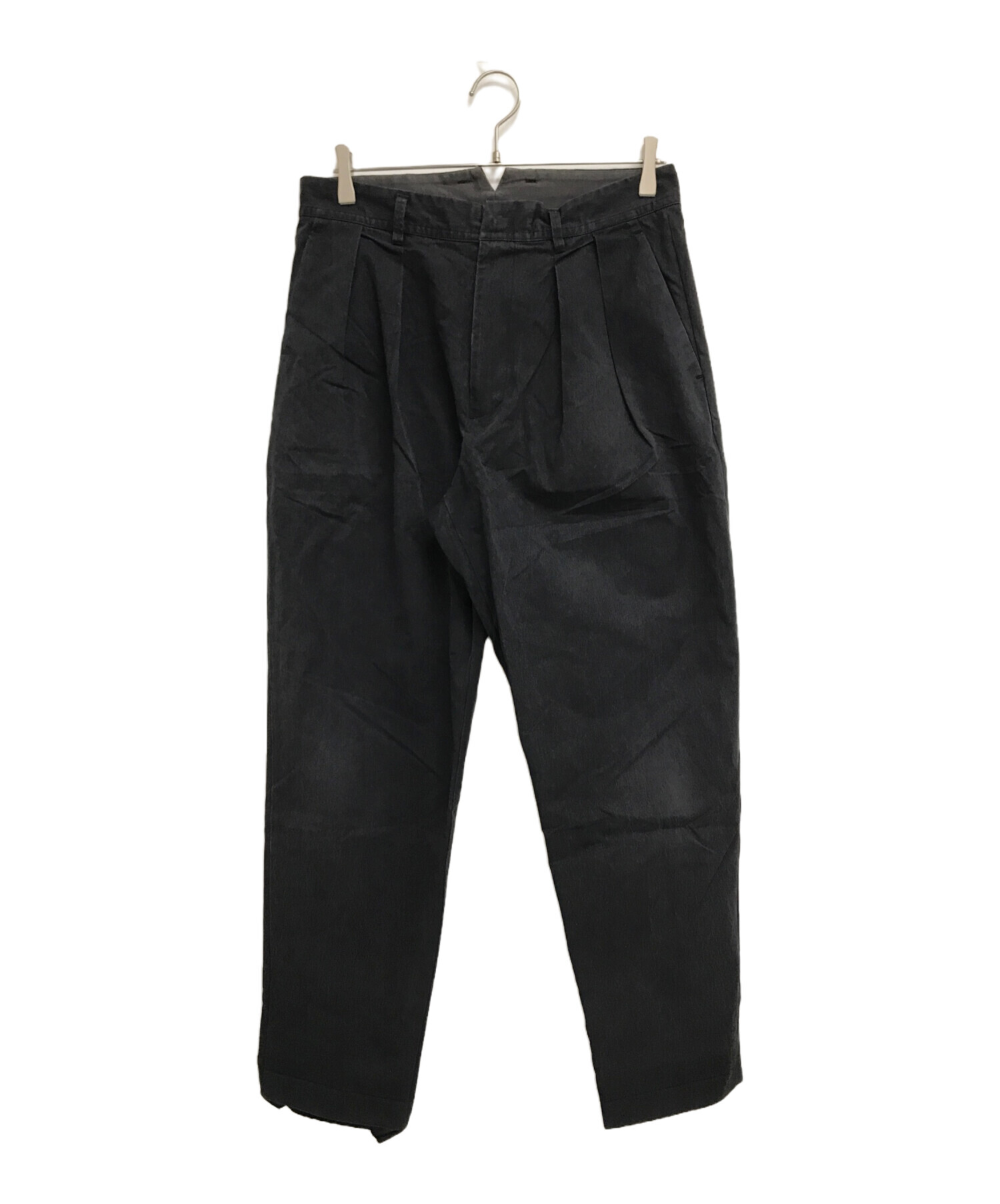 stein wide taperd trousersスラックスMサイズ stein(シュタイン)/WIDE TAPERED TROUSERS/Herringbone 通販 取り扱い